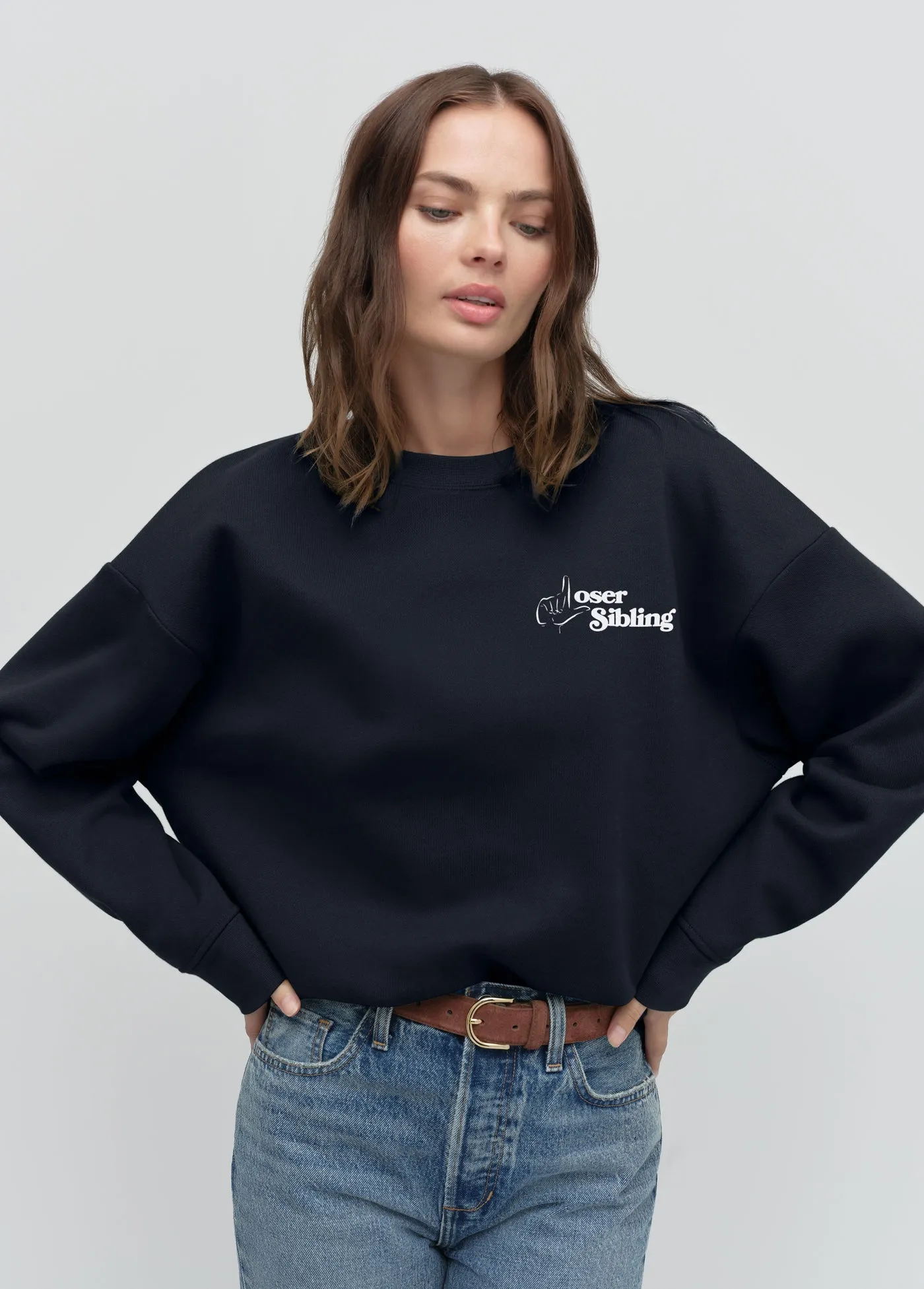THE LOSER SIBLING SWEATSHIRT sold by Favorite Daughter