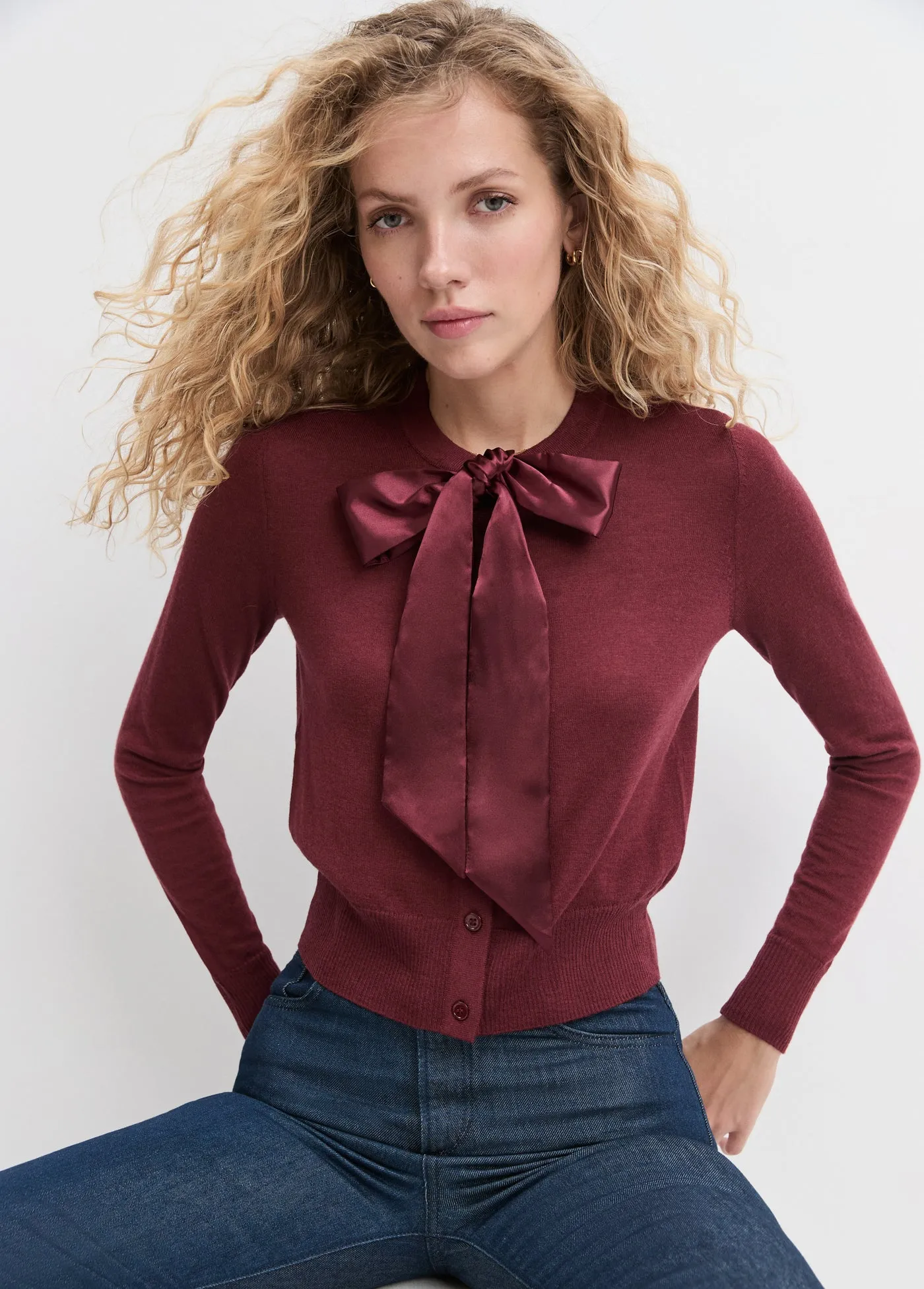 THE TAKE A BOW CARDIGAN sold by Favorite Daughter