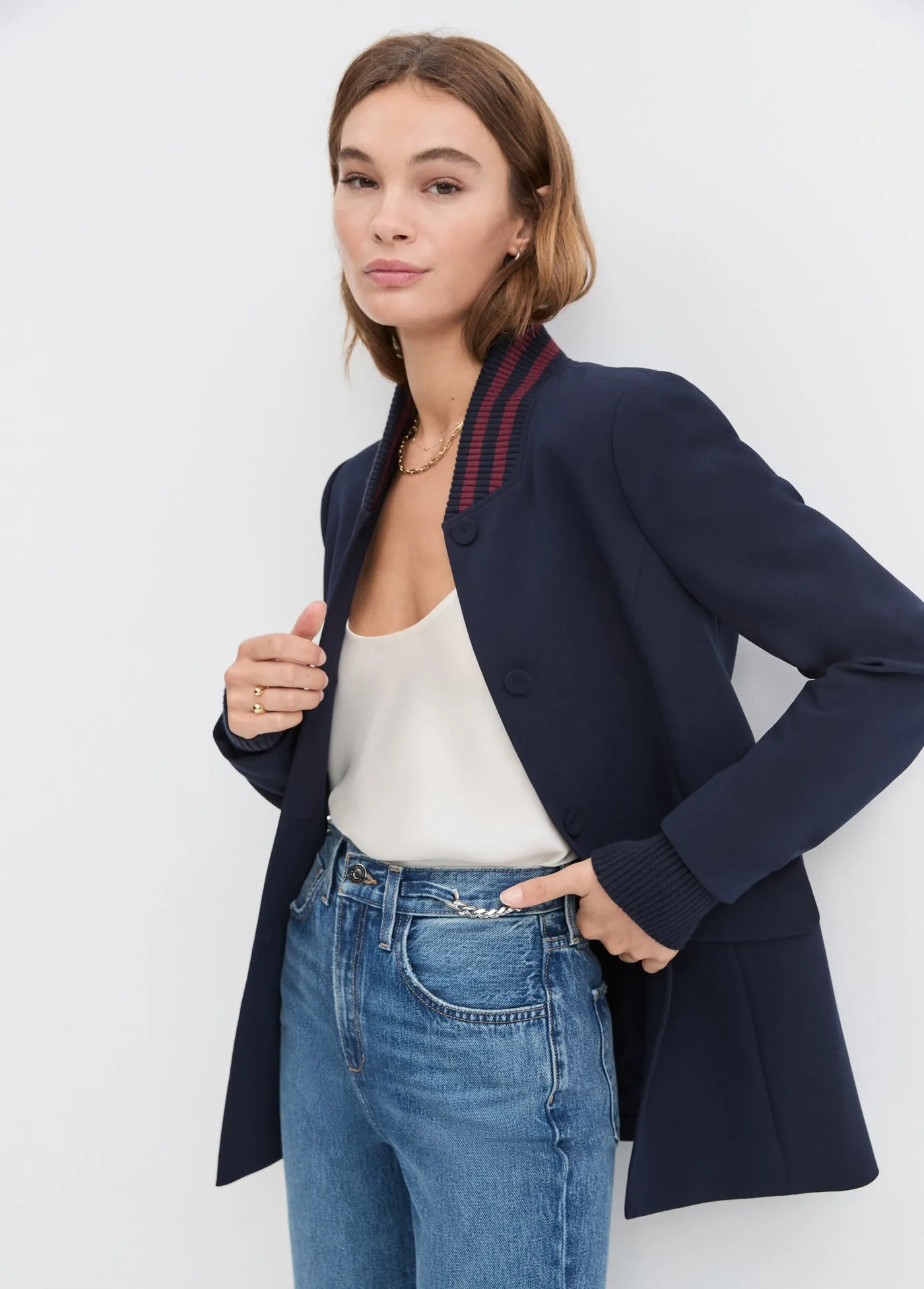 THE VARSITY BLAZER sold by Favorite Daughter product image thumbnail 4