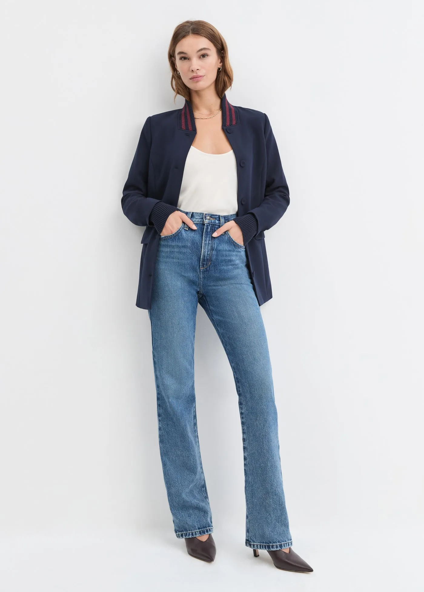 THE VARSITY BLAZER sold by Favorite Daughter product image thumbnail 3