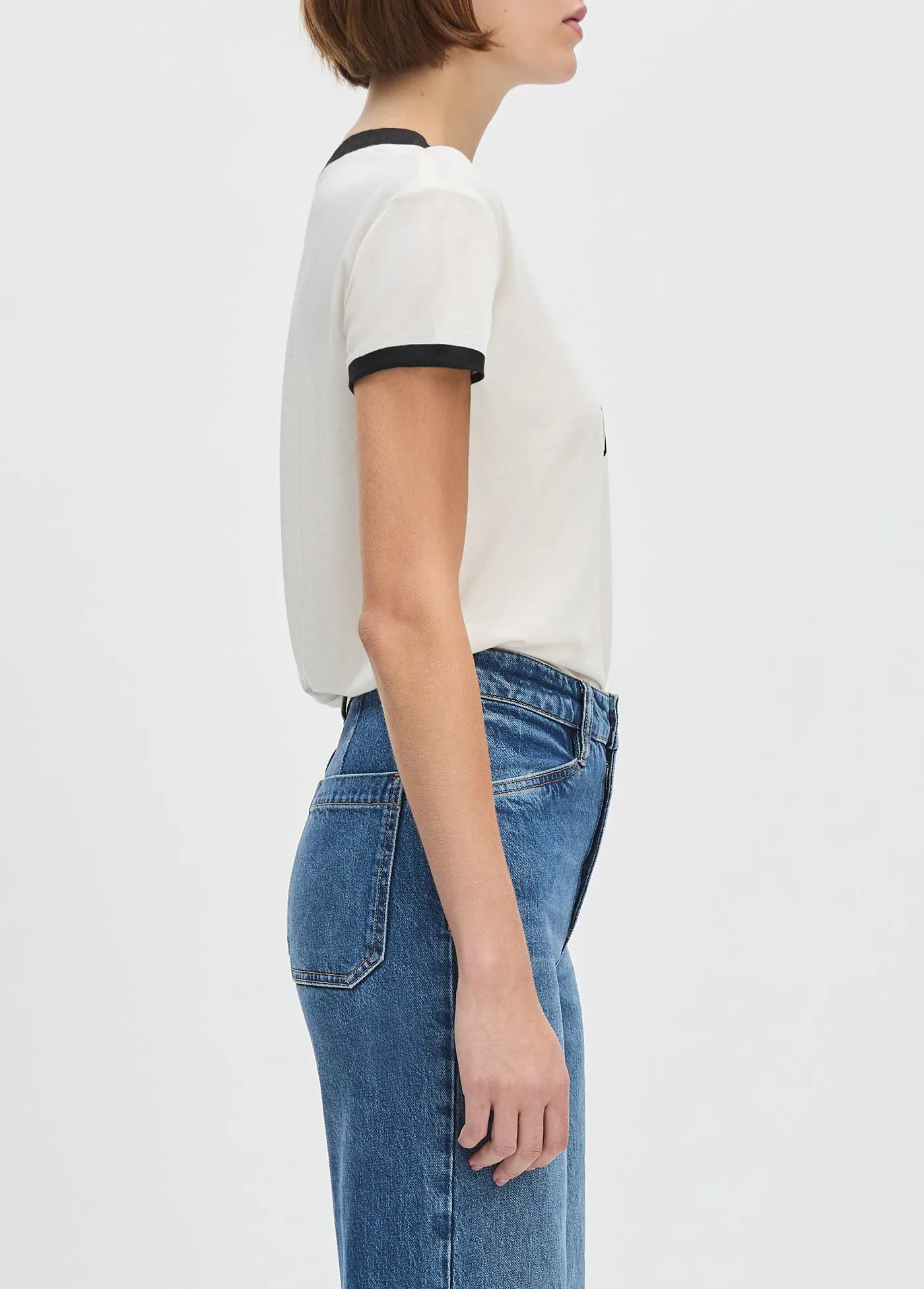 THE COLLEGIATE RINGER TEE sold by Favorite Daughter product image thumbnail 4