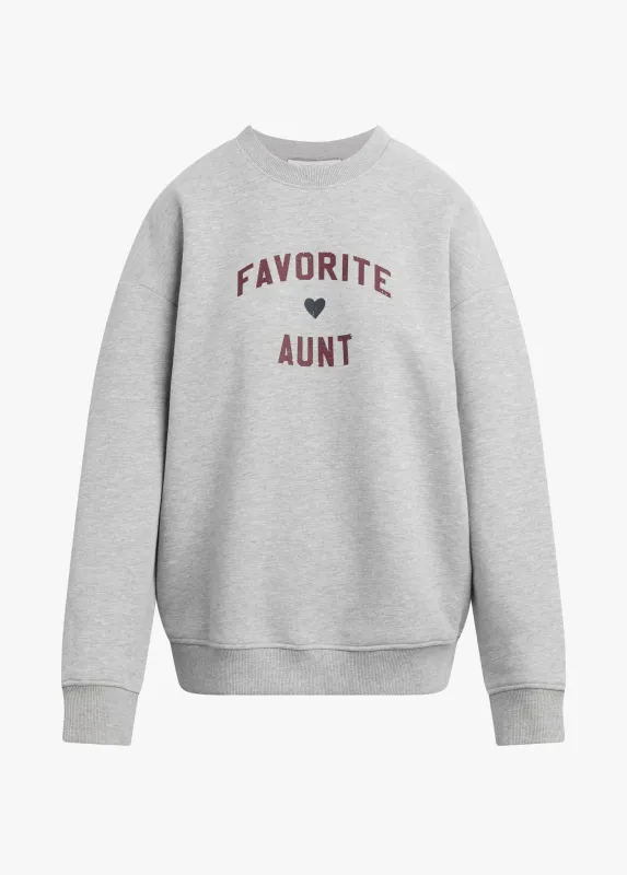 FAVORITE AUNT HEART LOGO SWEATSHIRT sold by Favorite Daughter
