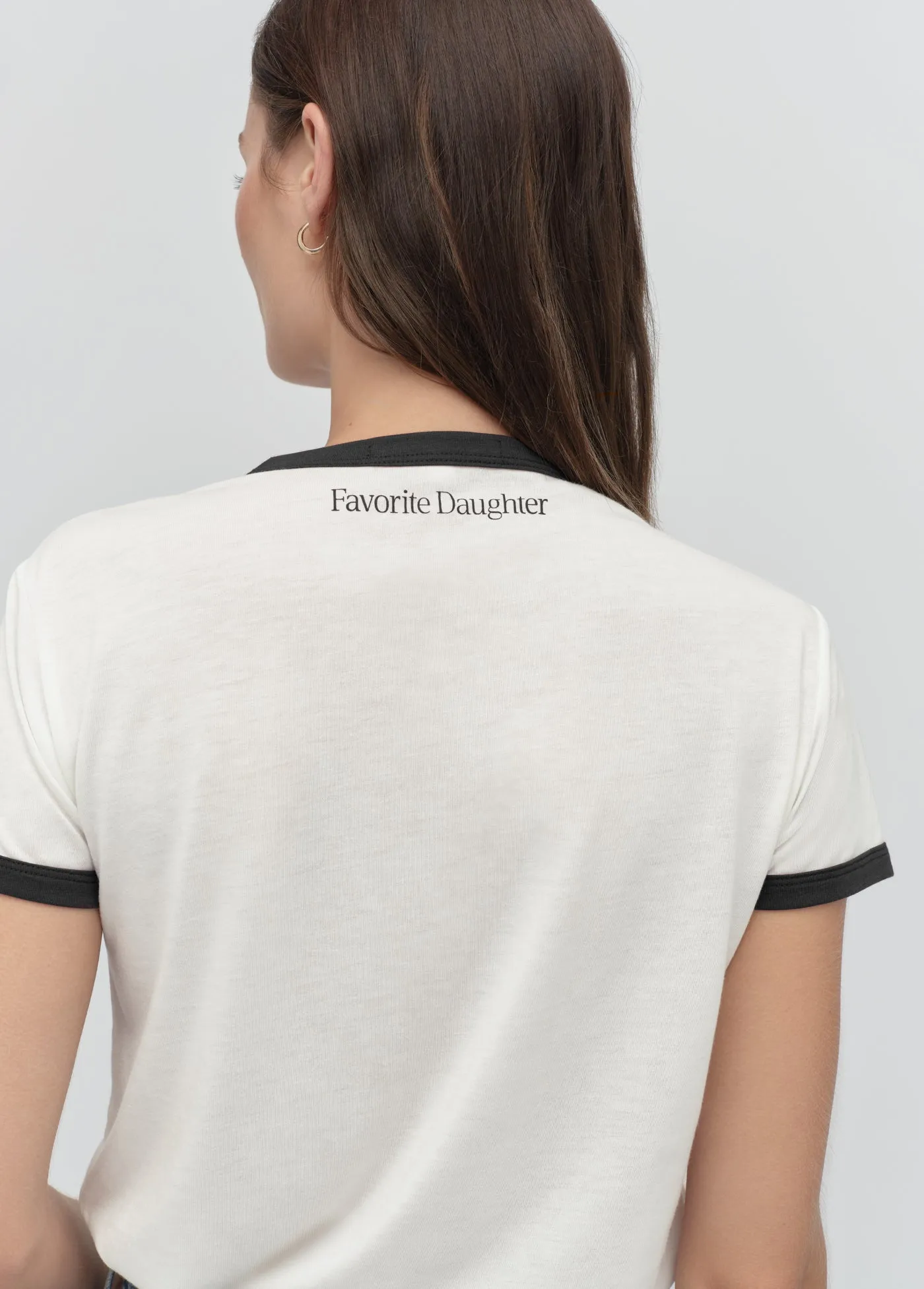 THE GO SPORTS RINGER TEE sold by Favorite Daughter product image thumbnail 5