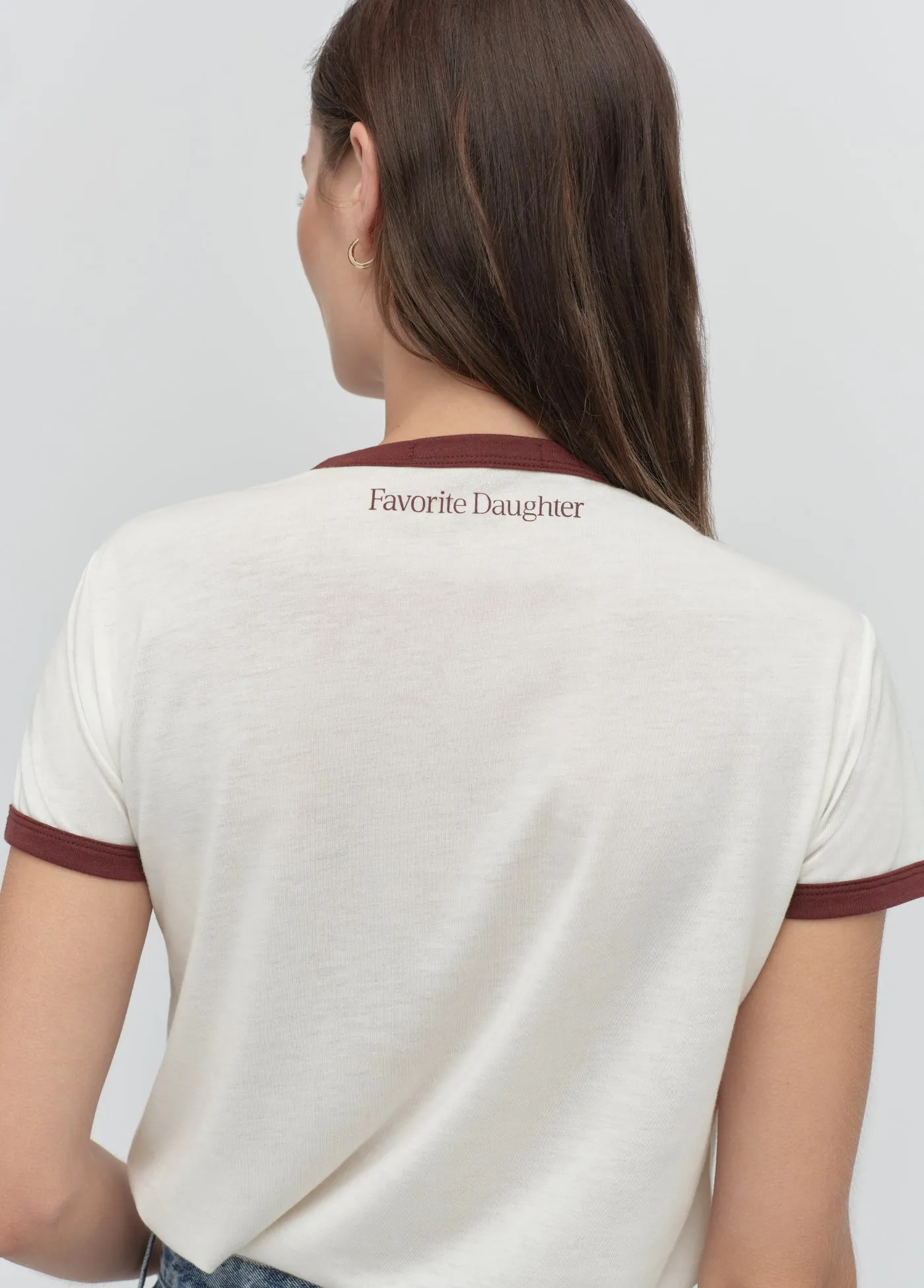 THE GO SPORTS RINGER TEE sold by Favorite Daughter product image thumbnail 5