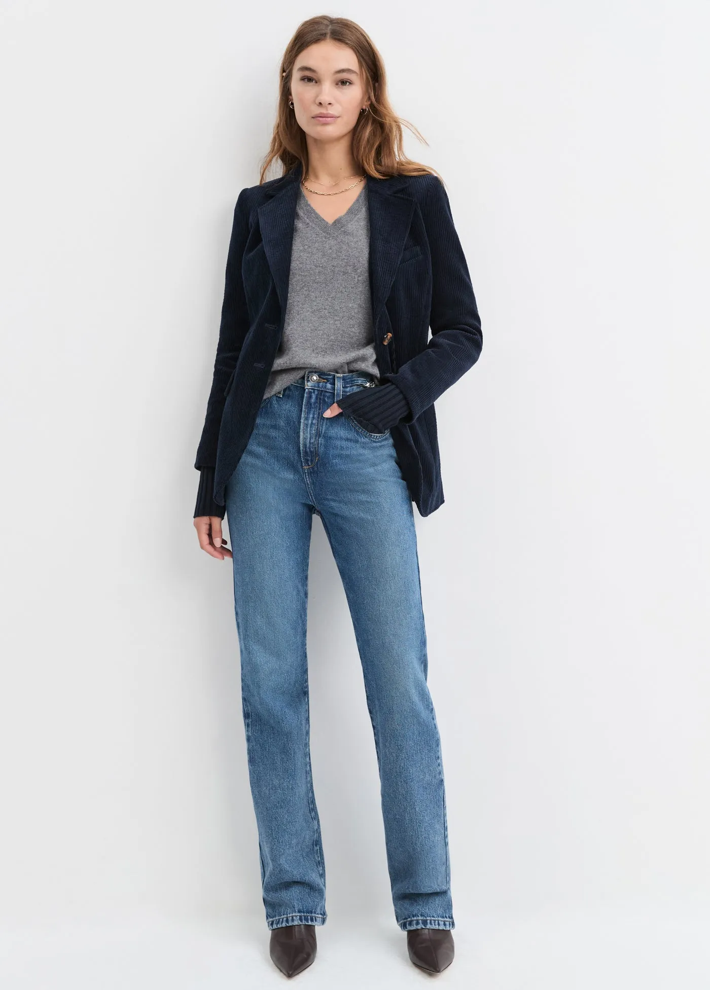 THE CORD CITY BLAZER sold by Favorite Daughter product image thumbnail 4