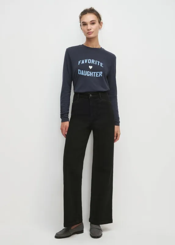 THE FAVORITE DAUGHTER LONG SLEEVE TEE sold by Favorite Daughter