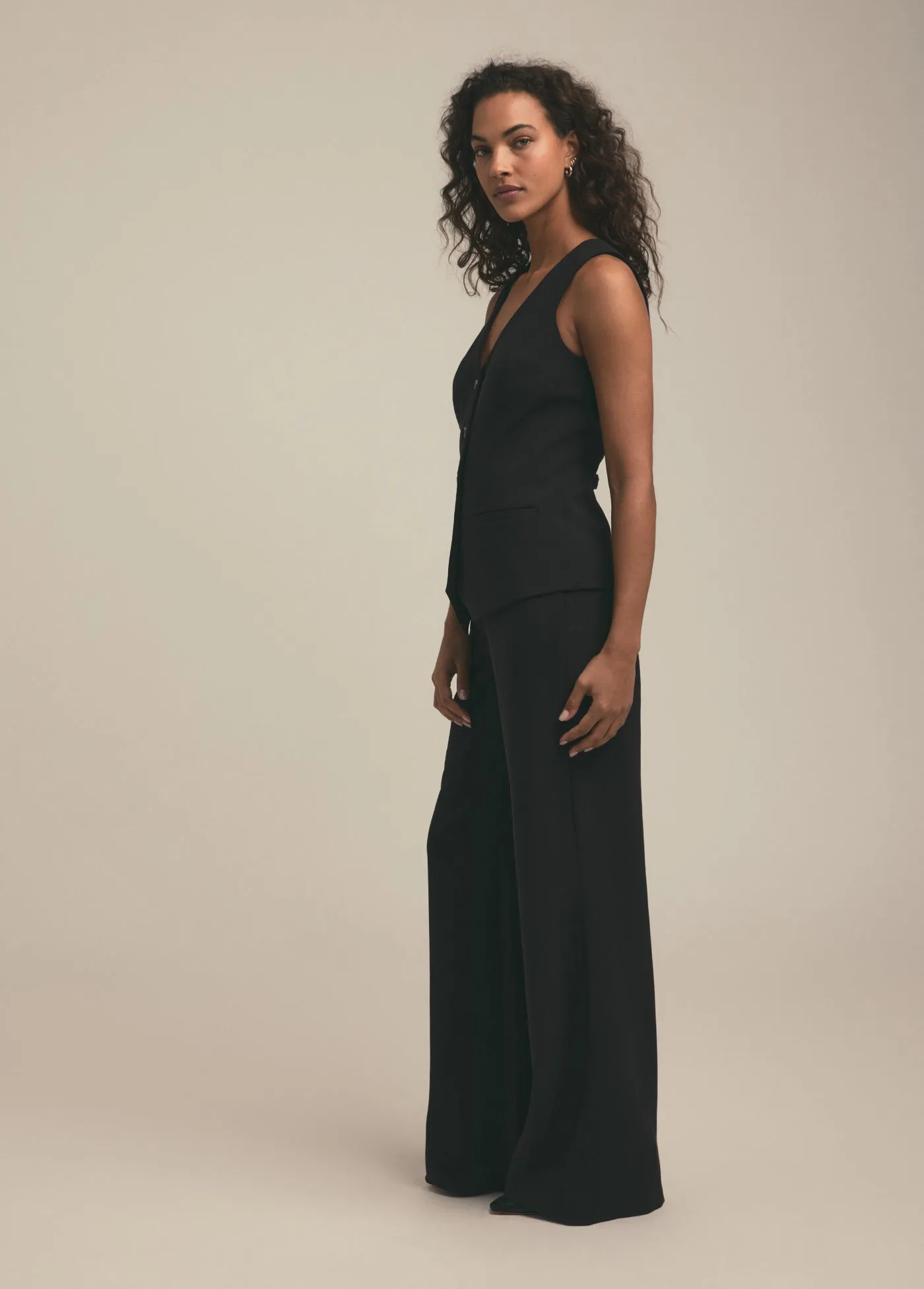 THE JONES LINEN VEST sold by Favorite Daughter product image thumbnail 2