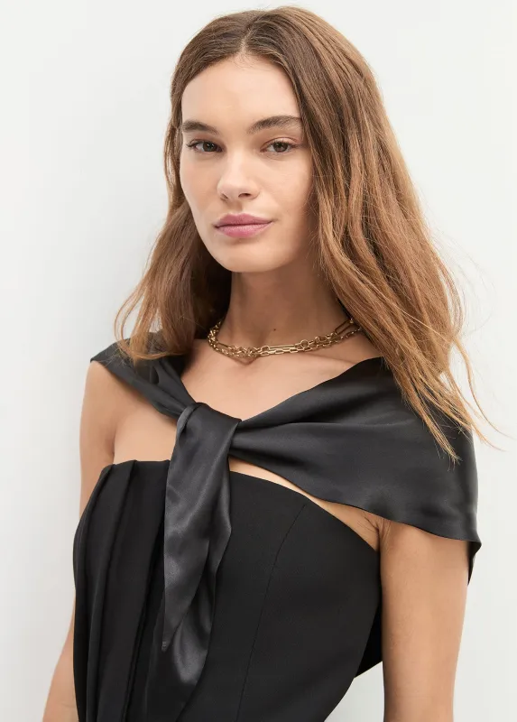 THE SATIN TRIANGLE SCARF sold by Favorite Daughter