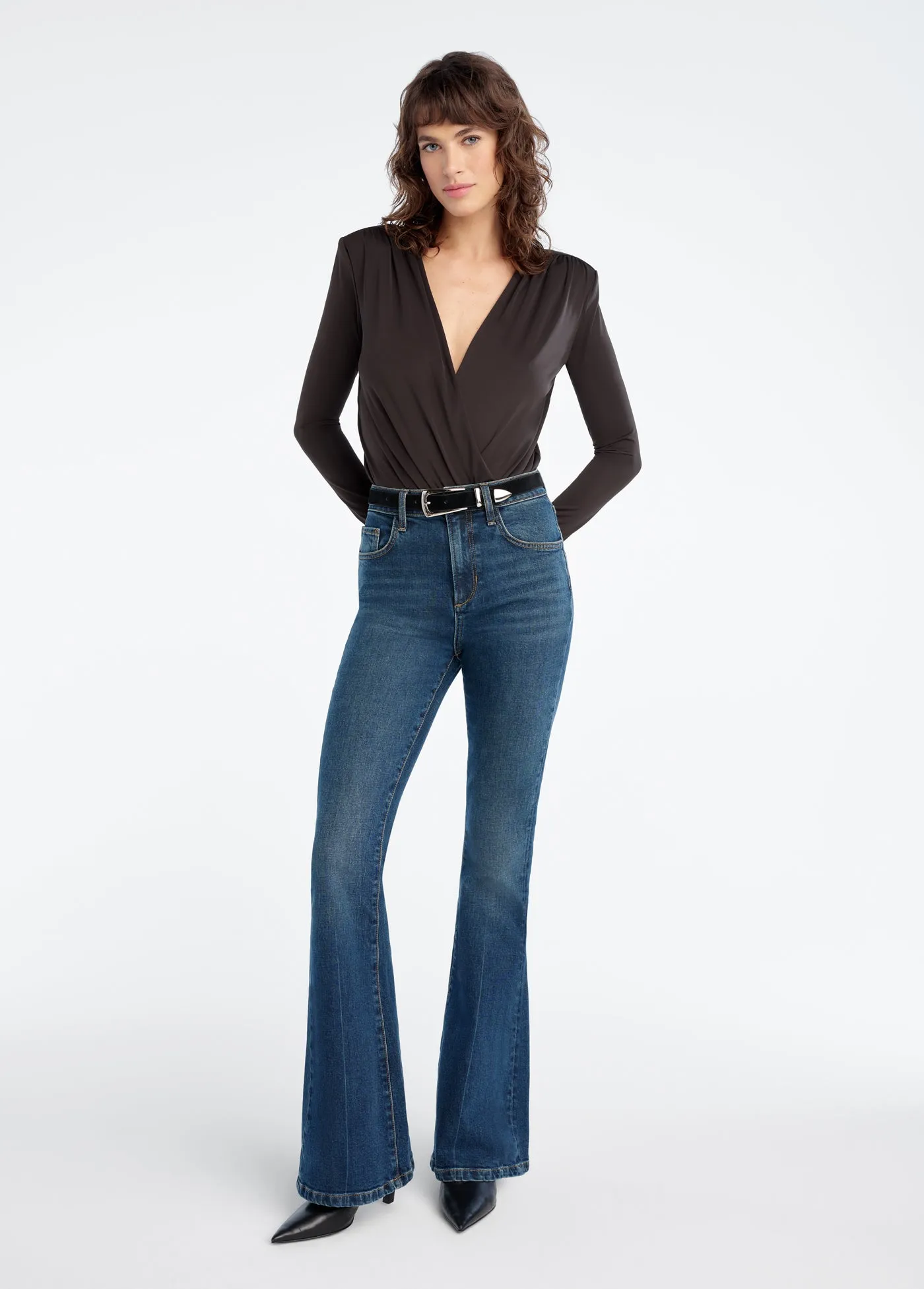 THE SLINKY DATE BLOUSE sold by Favorite Daughter product image thumbnail 3