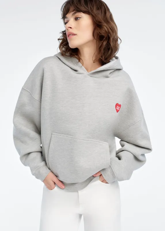 THE FAVORITE DAUGHTER HEART EMBROIDERED HOODIE sold by Favorite Daughter