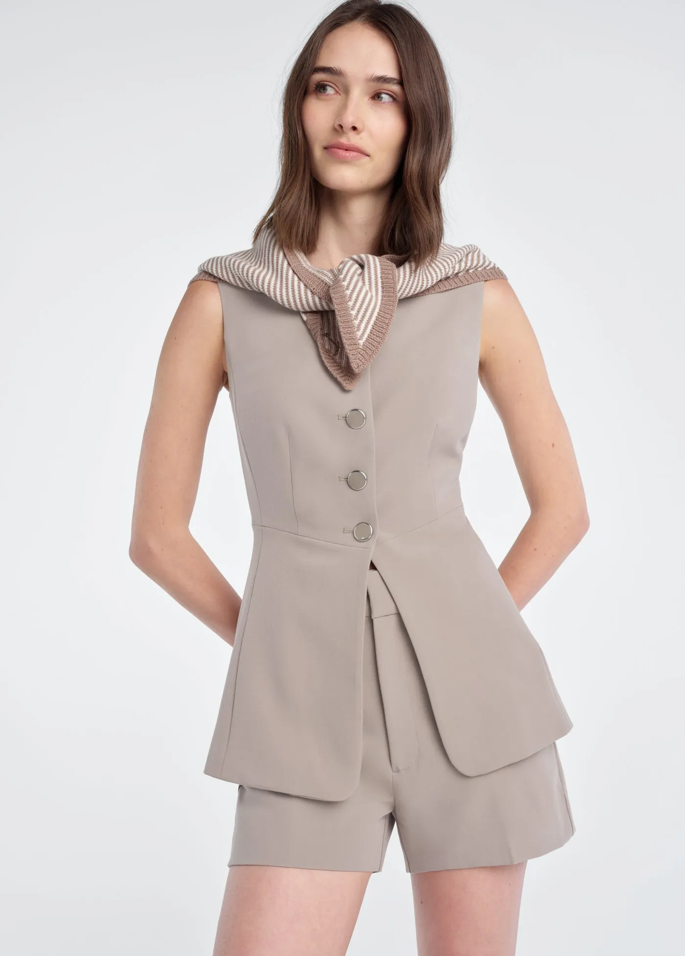 THE STRIPED TRIANGLE SCARF sold by Favorite Daughter