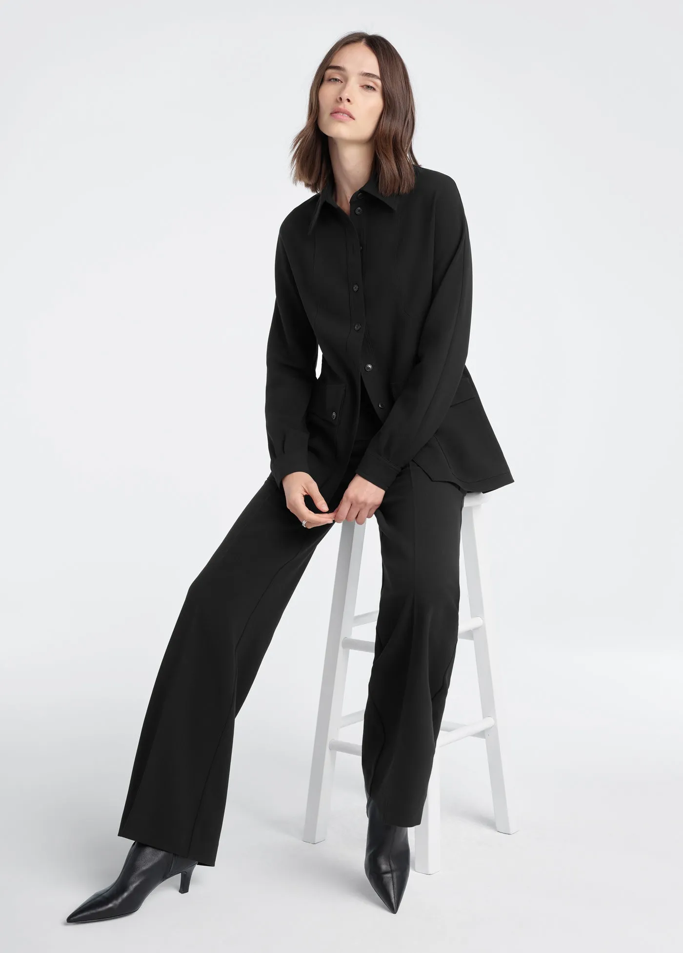 THE NORA SHIRT JACKET sold by Favorite Daughter