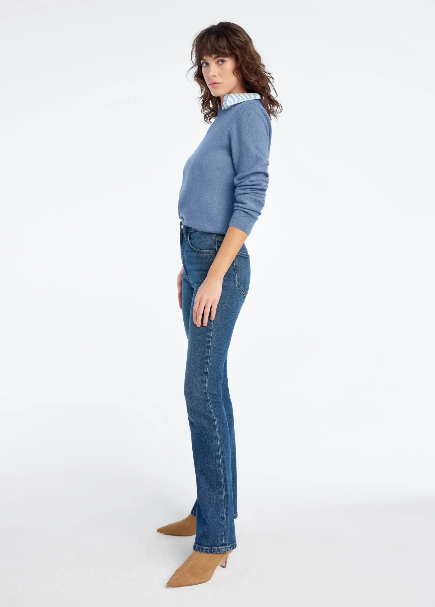 THE VALENTINA SUPER HIGH RISE MINI BOOT sold by Favorite Daughter product image thumbnail 3