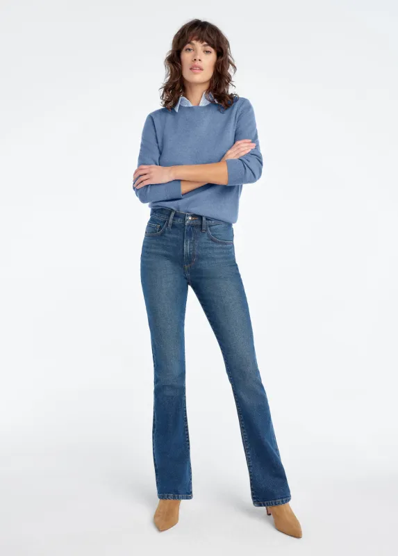 THE VALENTINA SUPER HIGH RISE MINI BOOT made by Favorite Daughter