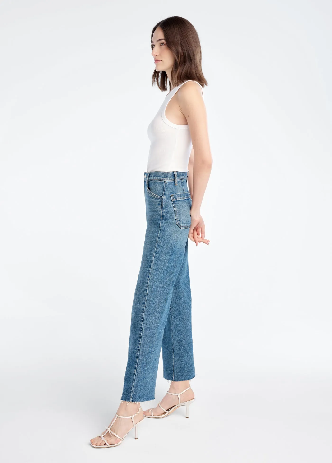 THE MISCHA SUPER HIGH RISE WIDE LEG ANKLE sold by Favorite Daughter product image thumbnail 5