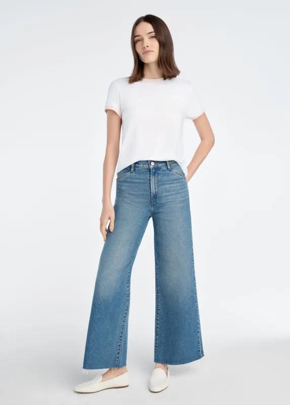 THE COLLEGIATE CHEST LOGO RINGER TEE sold by Favorite Daughter