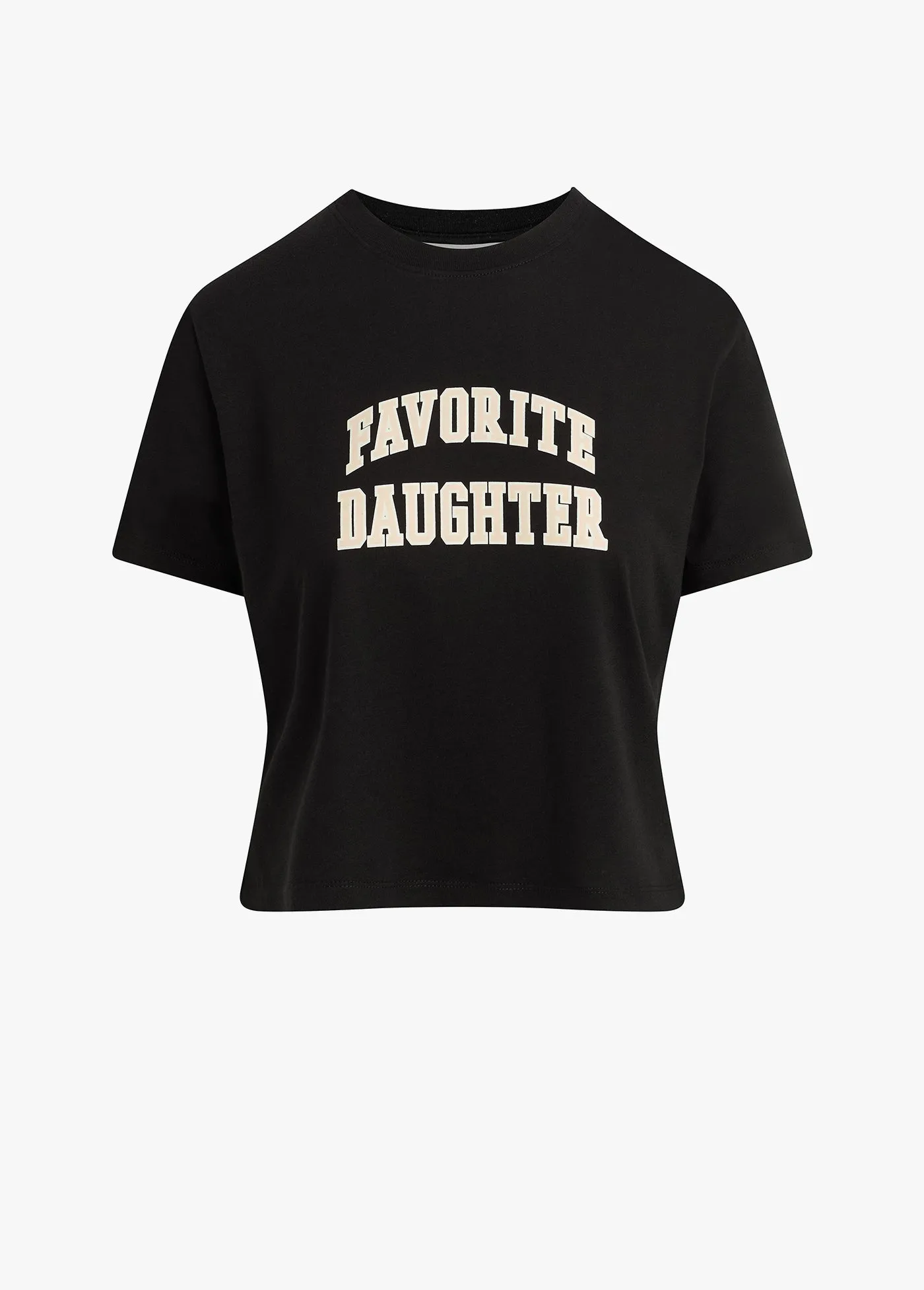 THE CROPPED COLLEGIATE TEE sold by Favorite Daughter