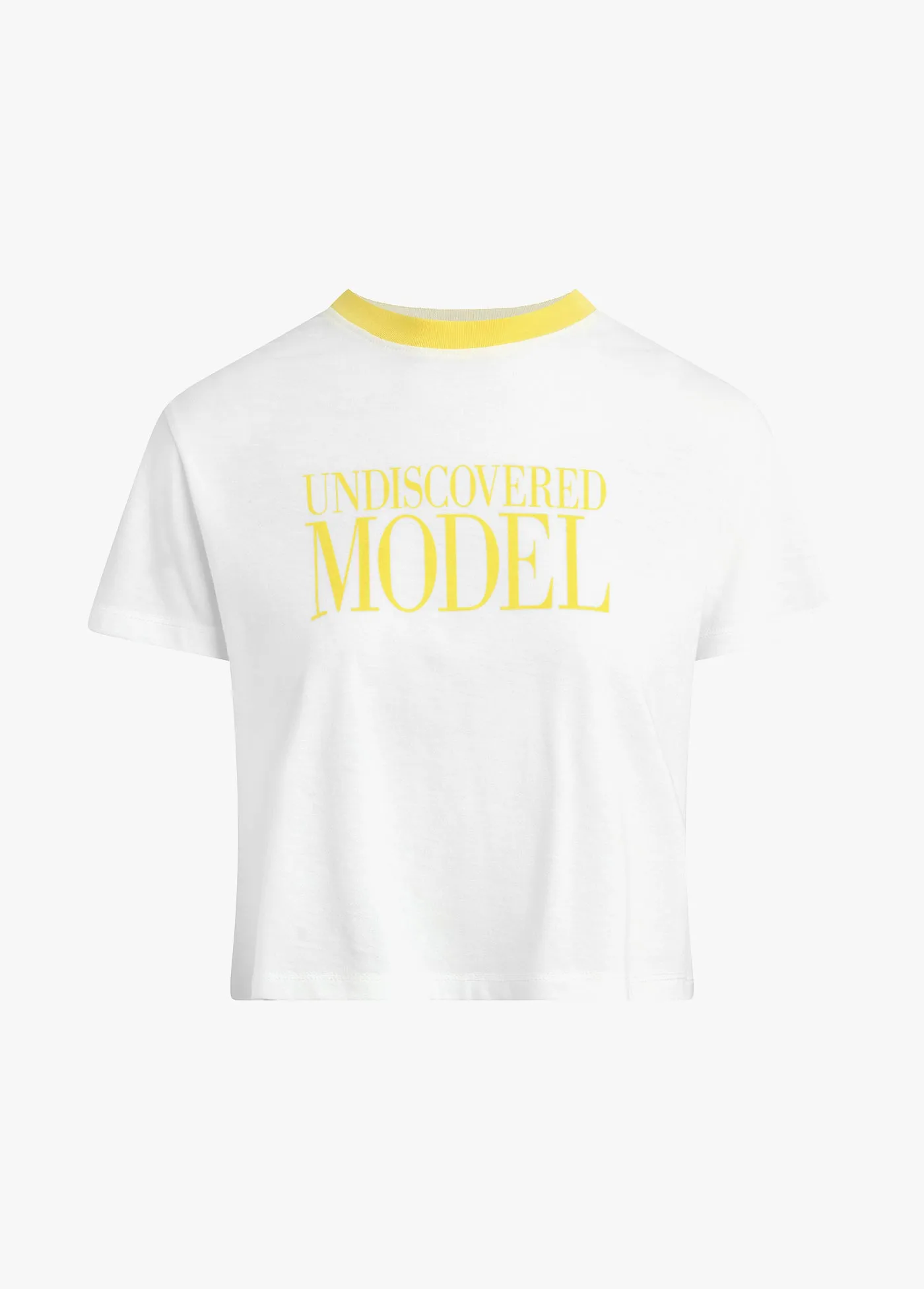 THE CROPPED UNDISCOVERED MODEL TEE sold by Favorite Daughter product image thumbnail 5