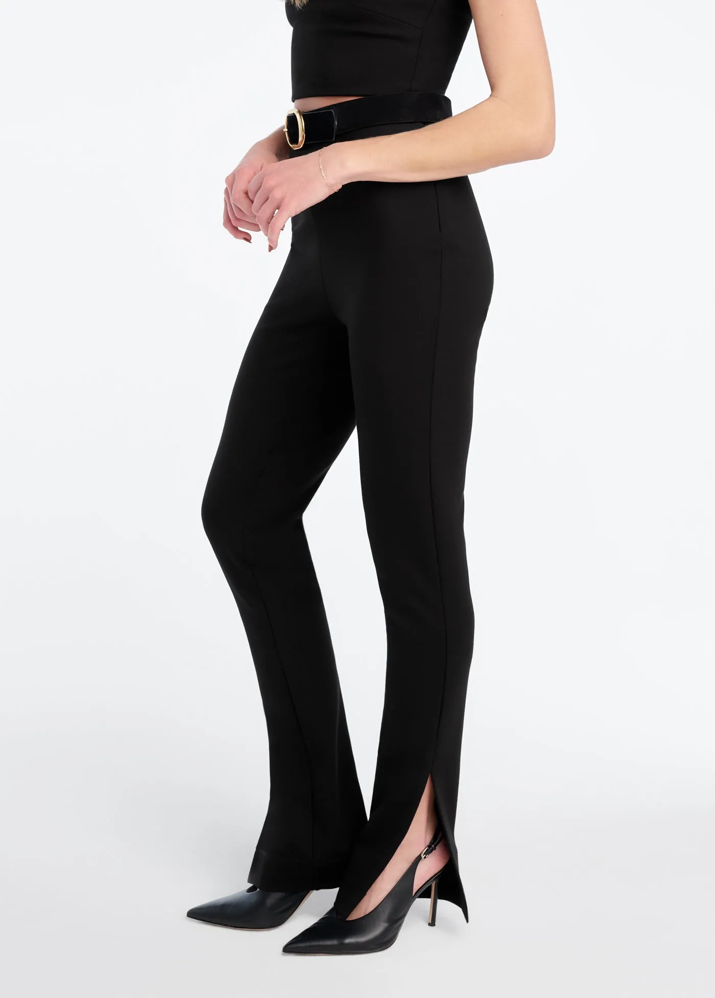 THE PETITE POINTE PONTE PANT sold by Favorite Daughter product image thumbnail 3