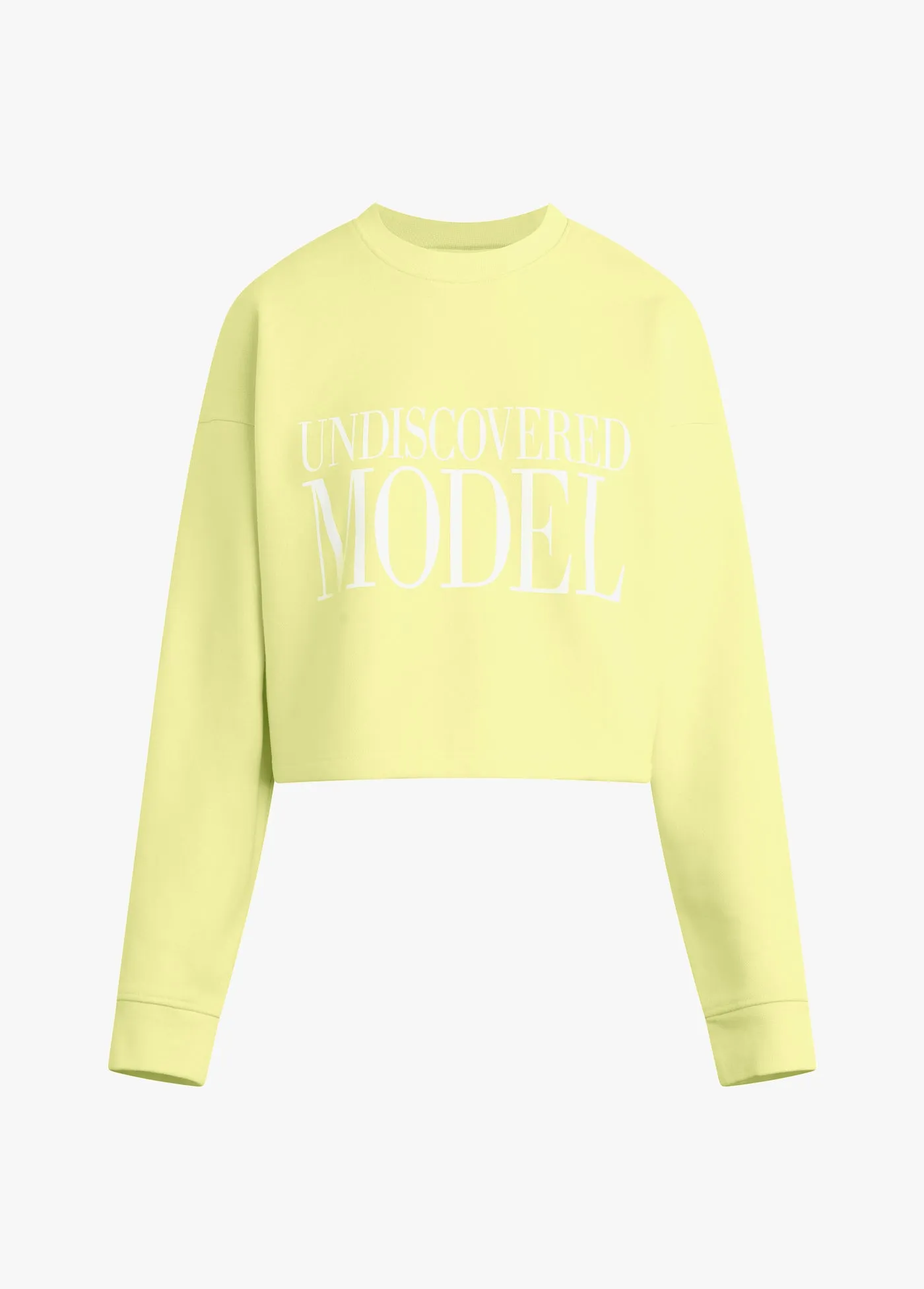 THE CROPPED UNDISCOVERED MODEL SWEATSHIRT sold by Favorite Daughter product image thumbnail 5