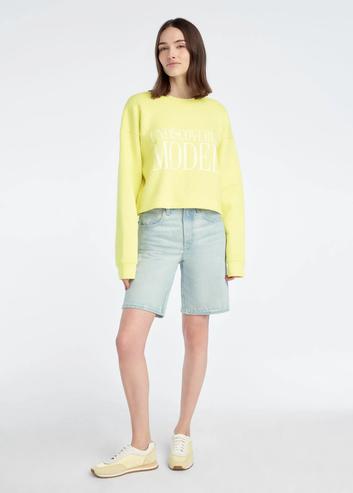 THE CROPPED UNDISCOVERED MODEL SWEATSHIRT sold by Favorite Daughter product image thumbnail 2