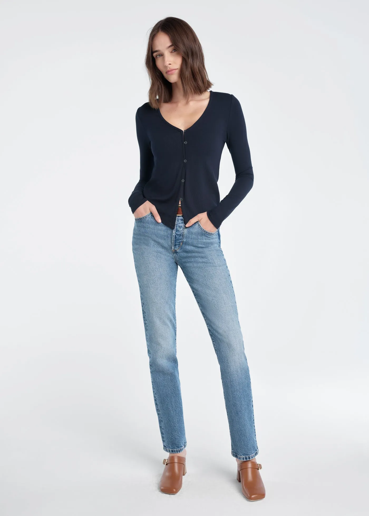 THE LONG SLEEVE GOOD LUCK TOP sold by Favorite Daughter product image thumbnail 3