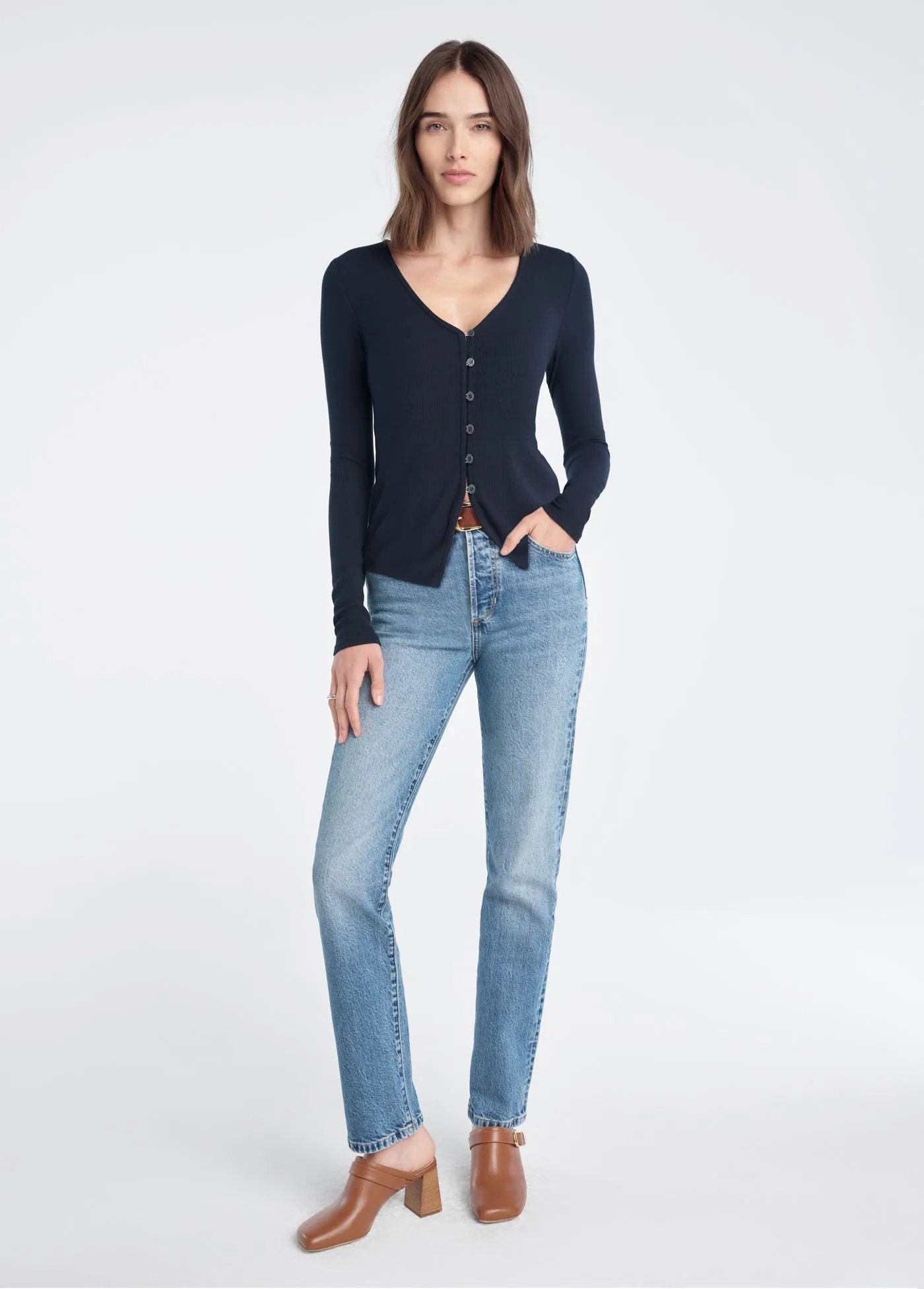 THE LONG SLEEVE GOOD LUCK TOP sold by Favorite Daughter product image thumbnail 2