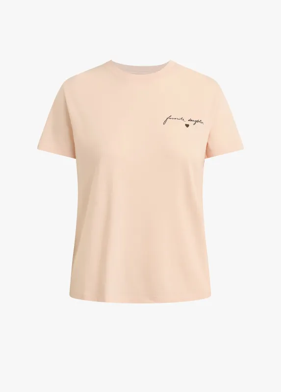 THE SIGNATURE MINI LOGO TEE sold by Favorite Daughter
