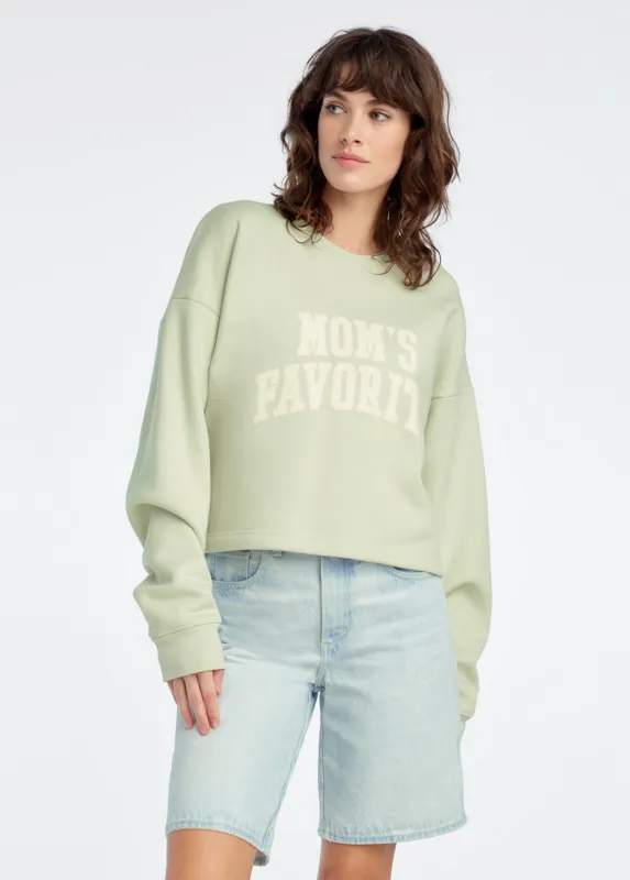 THE CROPPED MOM'S FAVORITE SWEATSHIRT sold by Favorite Daughter