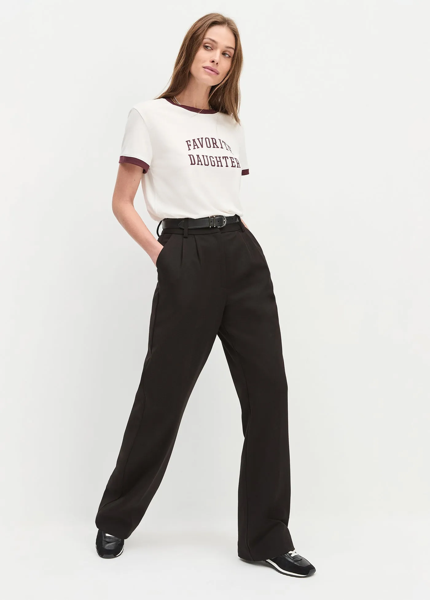 THE COLLEGIATE RINGER TEE sold by Favorite Daughter product image thumbnail 5