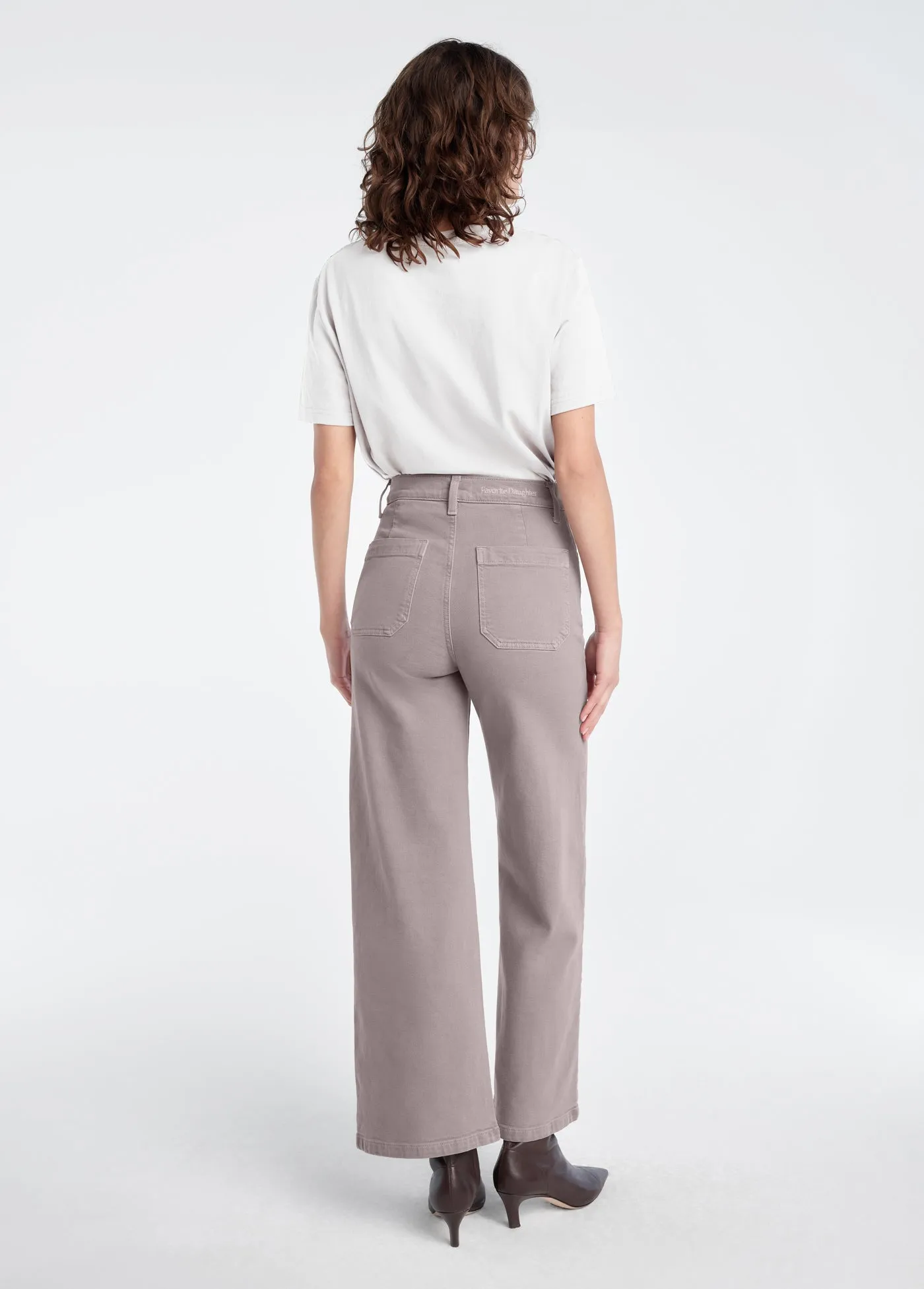 THE MISCHA SUPER HIGH RISE WIDE LEG ANKLE sold by Favorite Daughter product image thumbnail 4