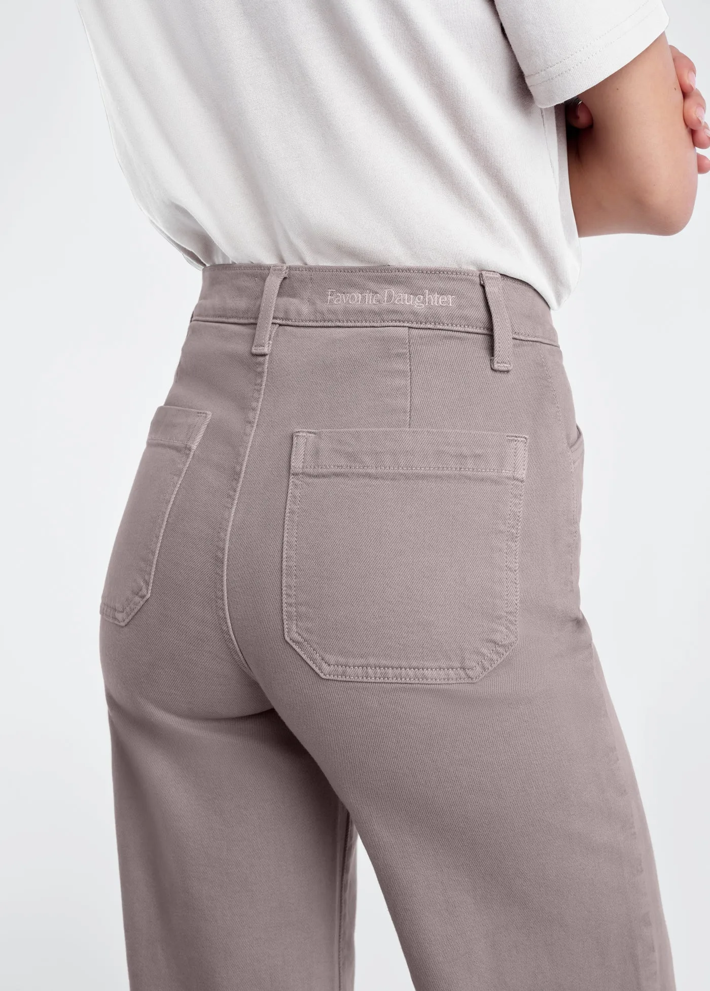 THE MISCHA SUPER HIGH RISE WIDE LEG ANKLE sold by Favorite Daughter product image thumbnail 5