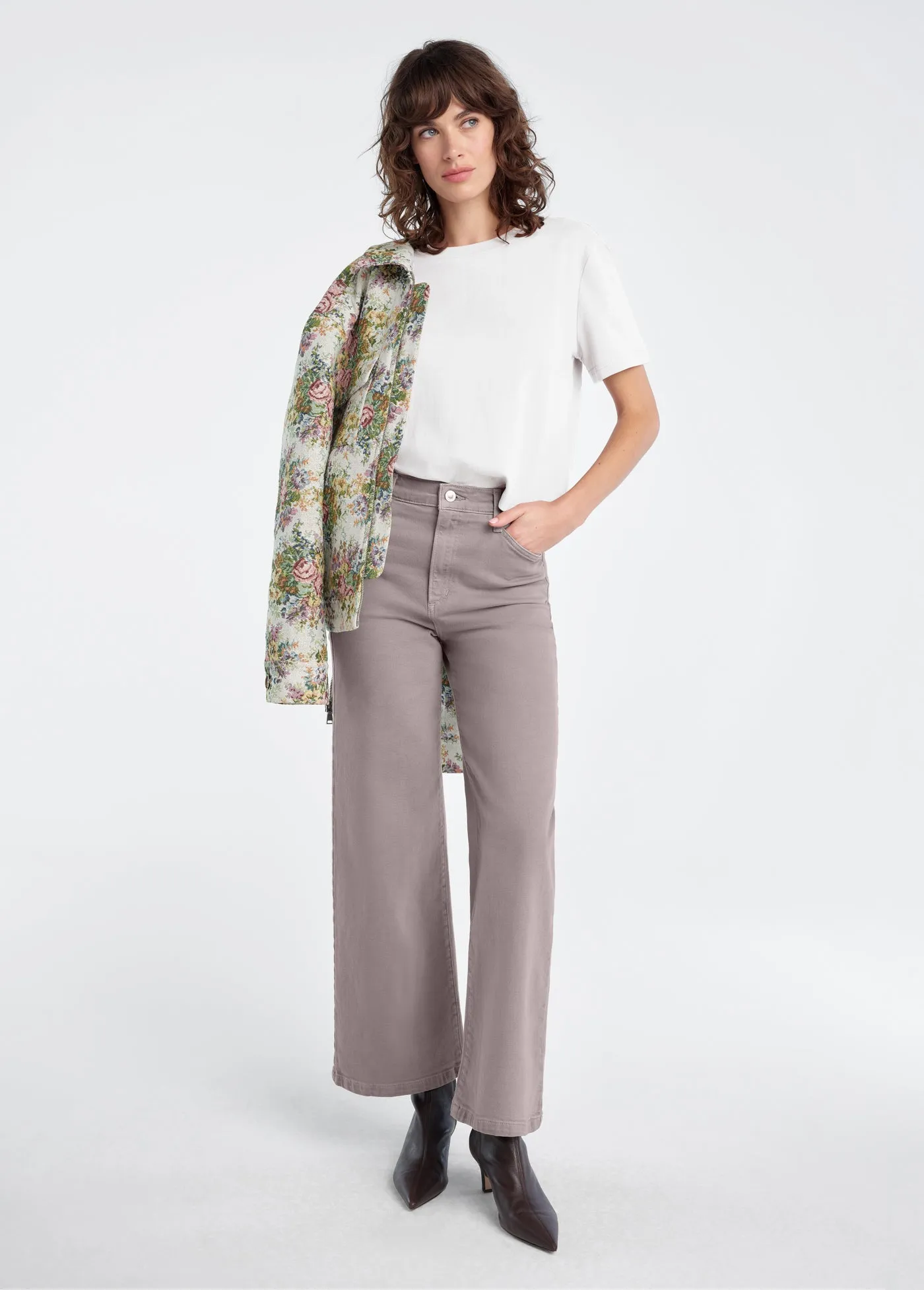 THE MISCHA SUPER HIGH RISE WIDE LEG ANKLE sold by Favorite Daughter product image thumbnail 2