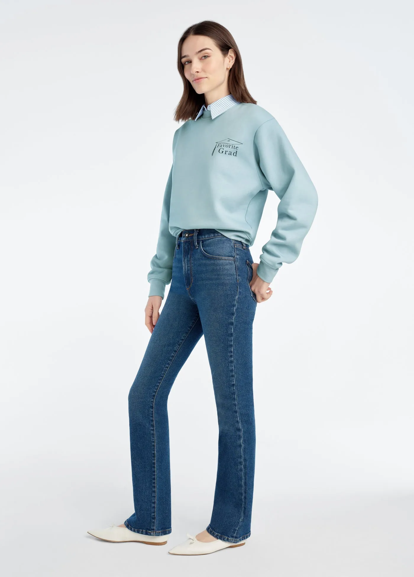 THE FAVORITE GRAD CLASSIC SWEATSHIRT sold by Favorite Daughter product image thumbnail 4