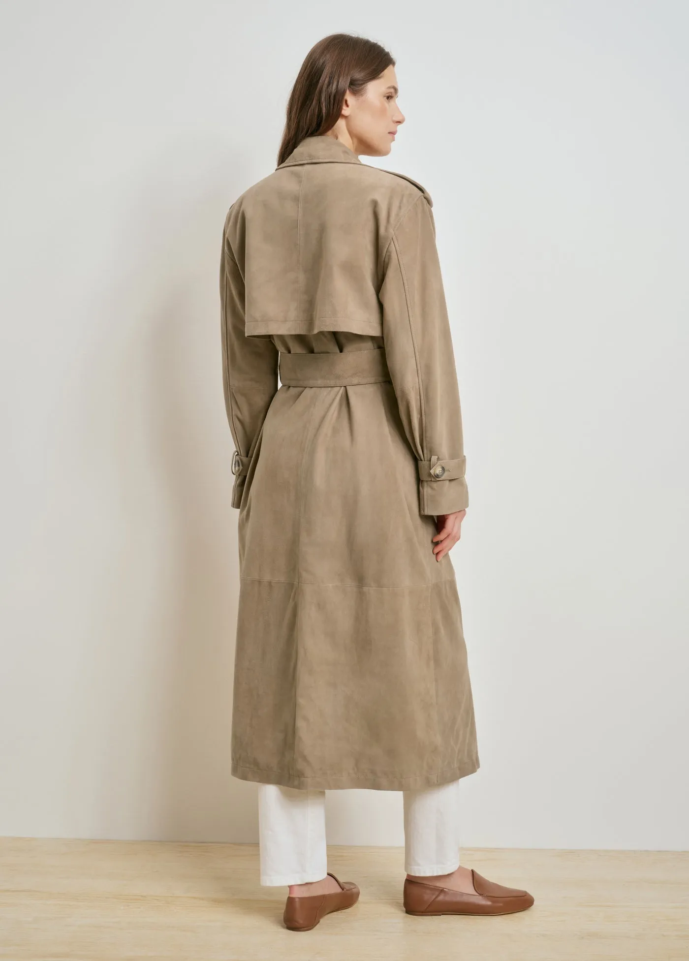 THE SUEDE CHARLES TRENCH sold by Favorite Daughter product image thumbnail 5