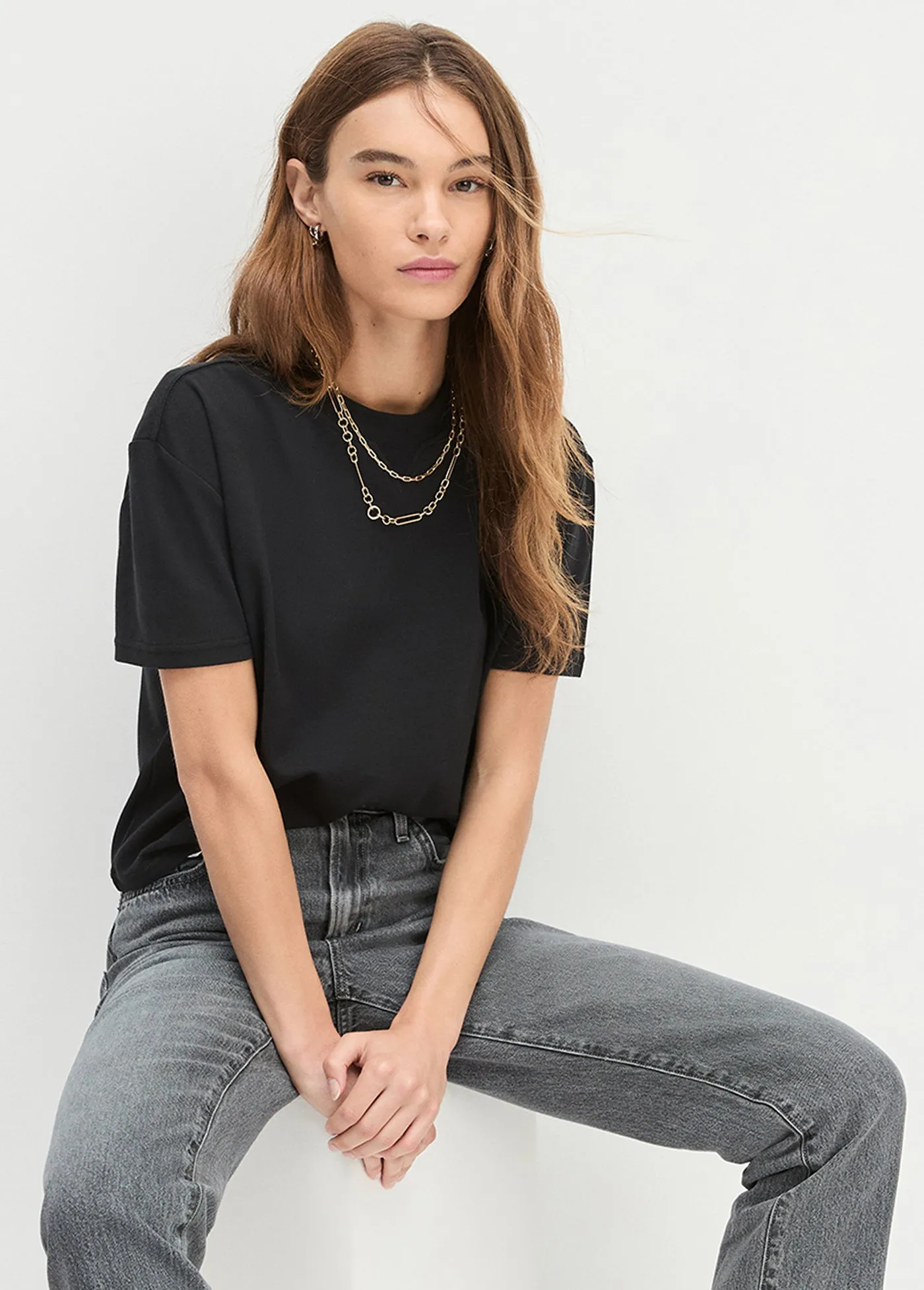 THE EVERYDAY SHORT SLEEVE TEE sold by Favorite Daughter product image thumbnail 2