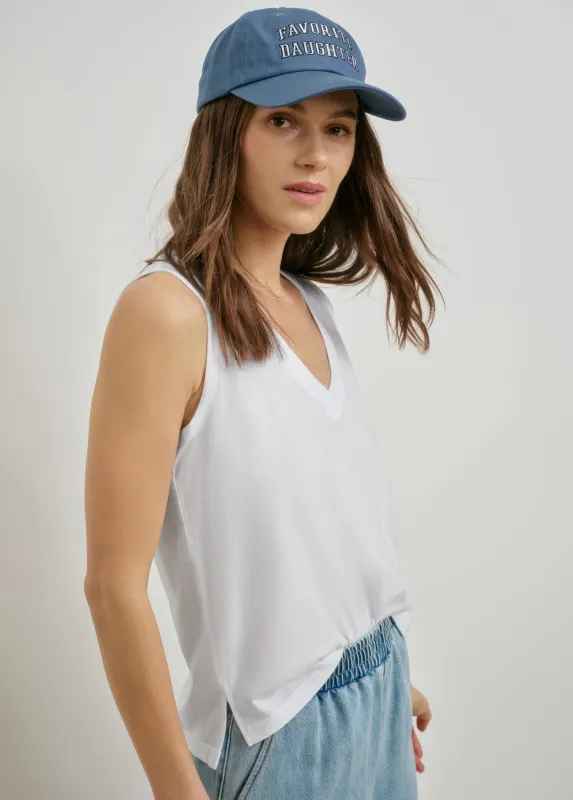 THE ORGANIC EVERYDAY V-NECK TANK made by Favorite Daughter