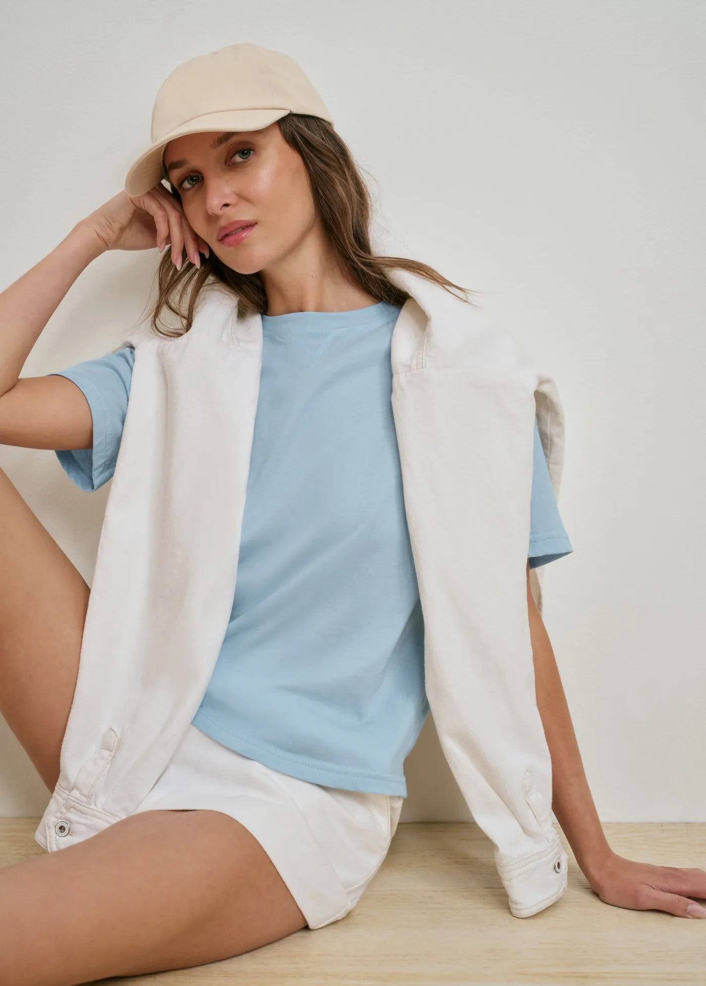THE EVERYDAY SHORT SLEEVE TEE sold by Favorite Daughter