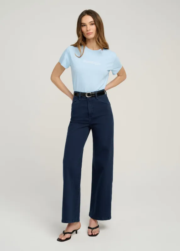 THE MISCHA SUPER HIGH RISE WIDE LEG ANKLE made by Favorite Daughter