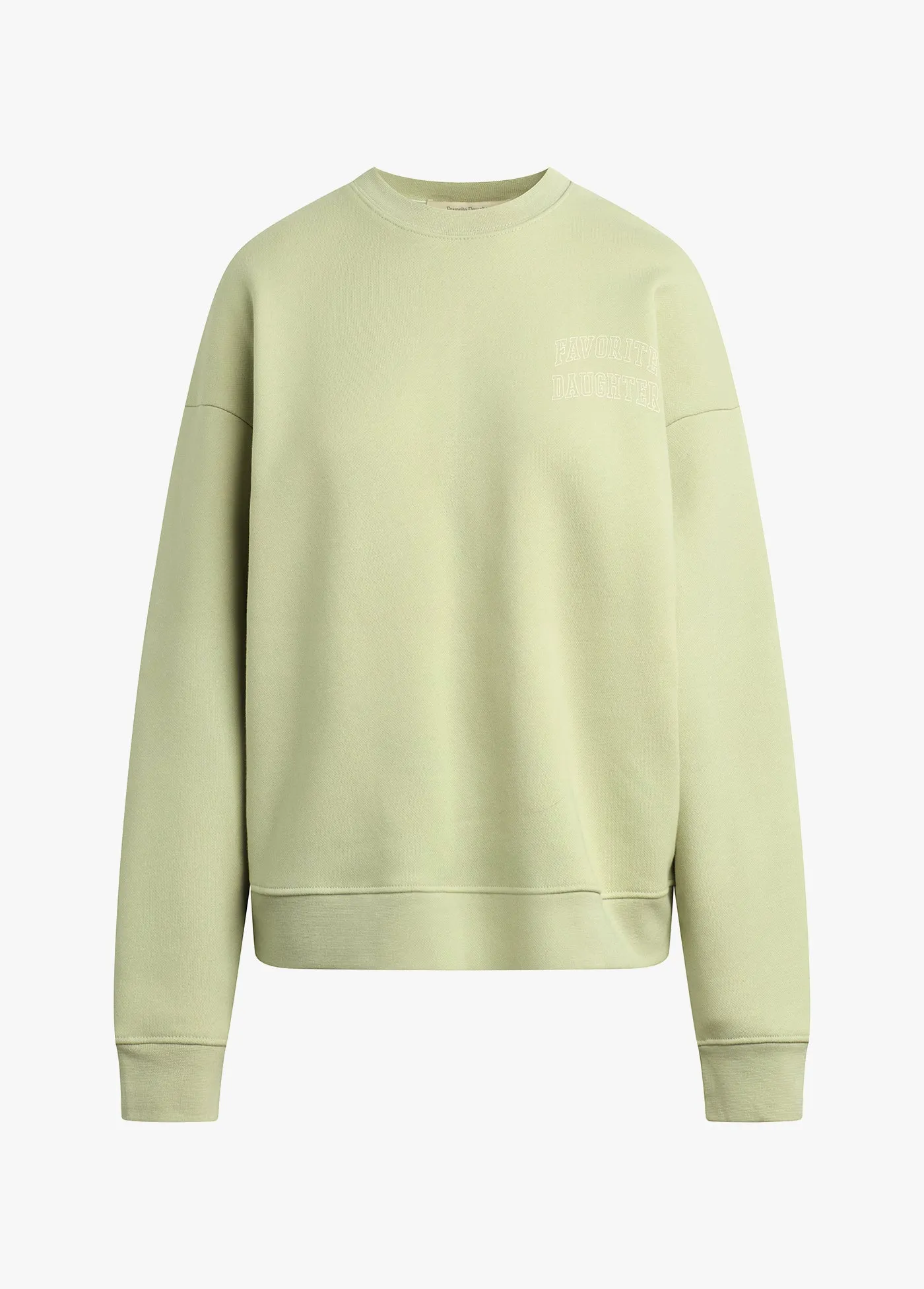 THE COLLEGIATE CHEST LOGO SWEATSHIRT sold by Favorite Daughter