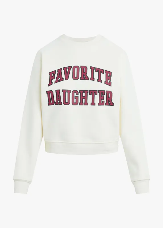 THE COLLEGIATE CLASSIC SWEATSHIRT made by Favorite Daughter