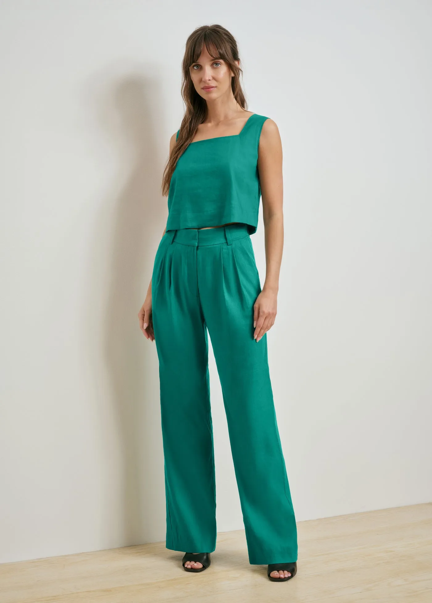 THE LINEN FAVORITE PANT 34" sold by Favorite Daughter product image thumbnail 5