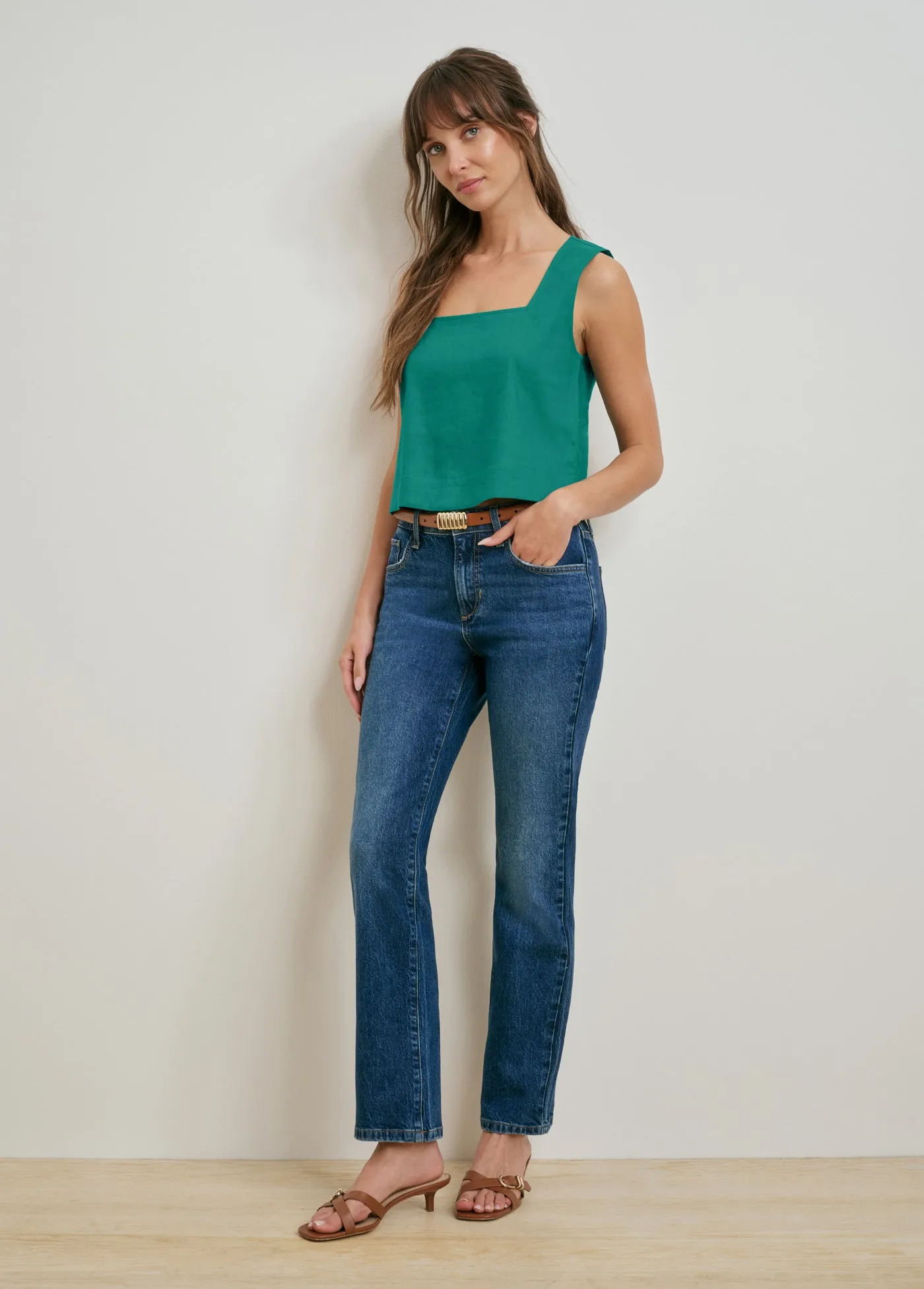 THE LINEN ABBY TOP sold by Favorite Daughter product image thumbnail 3