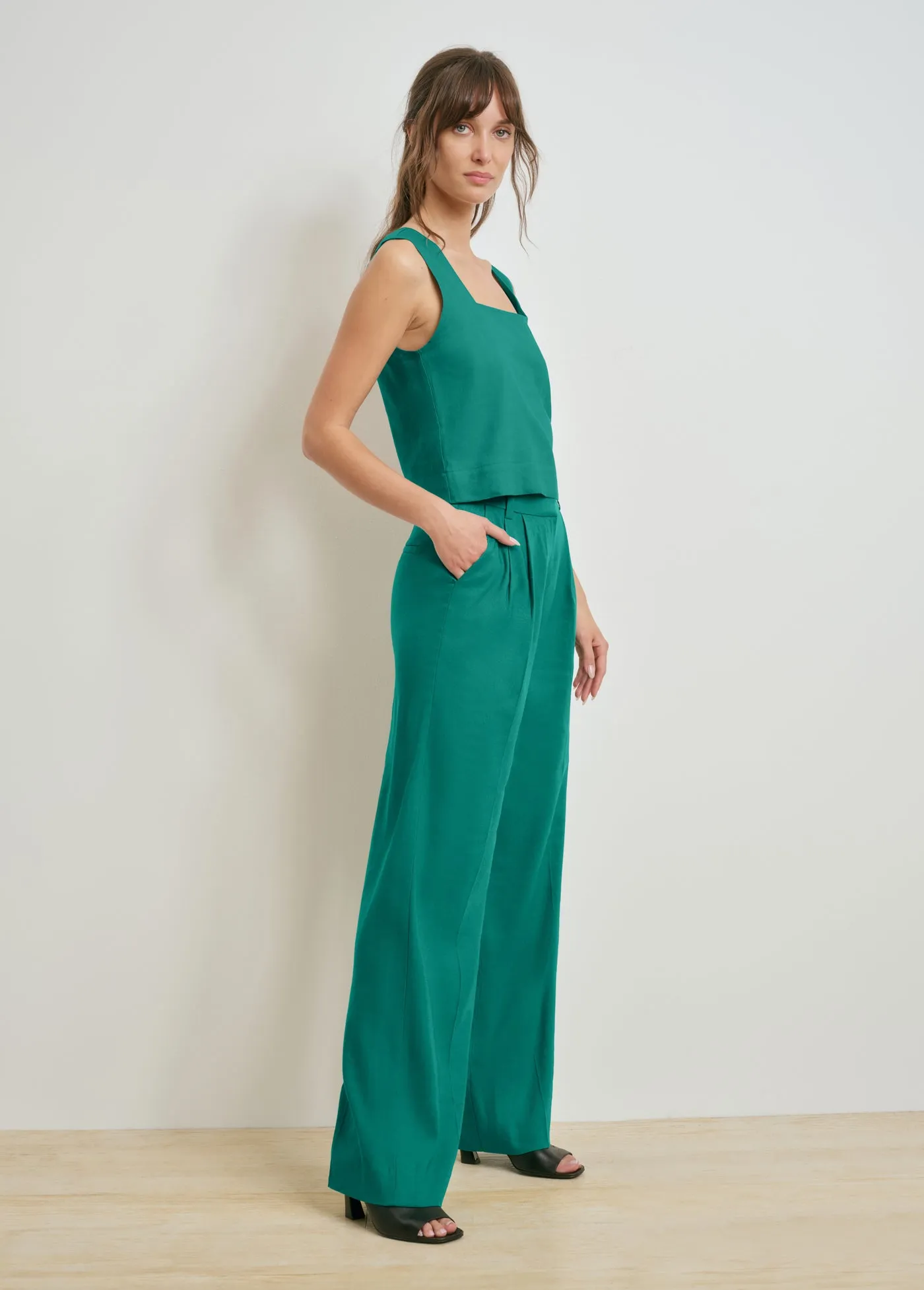 THE LINEN FAVORITE PANT 32" sold by Favorite Daughter product image thumbnail 2