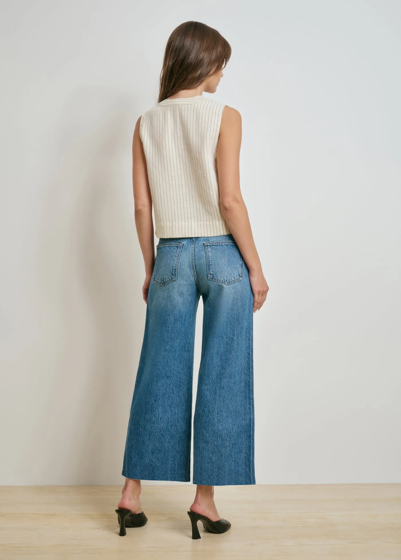THE MASHA SUPER HIGH RISE WIDE LEG CROP sold by Favorite Daughter product image thumbnail 5