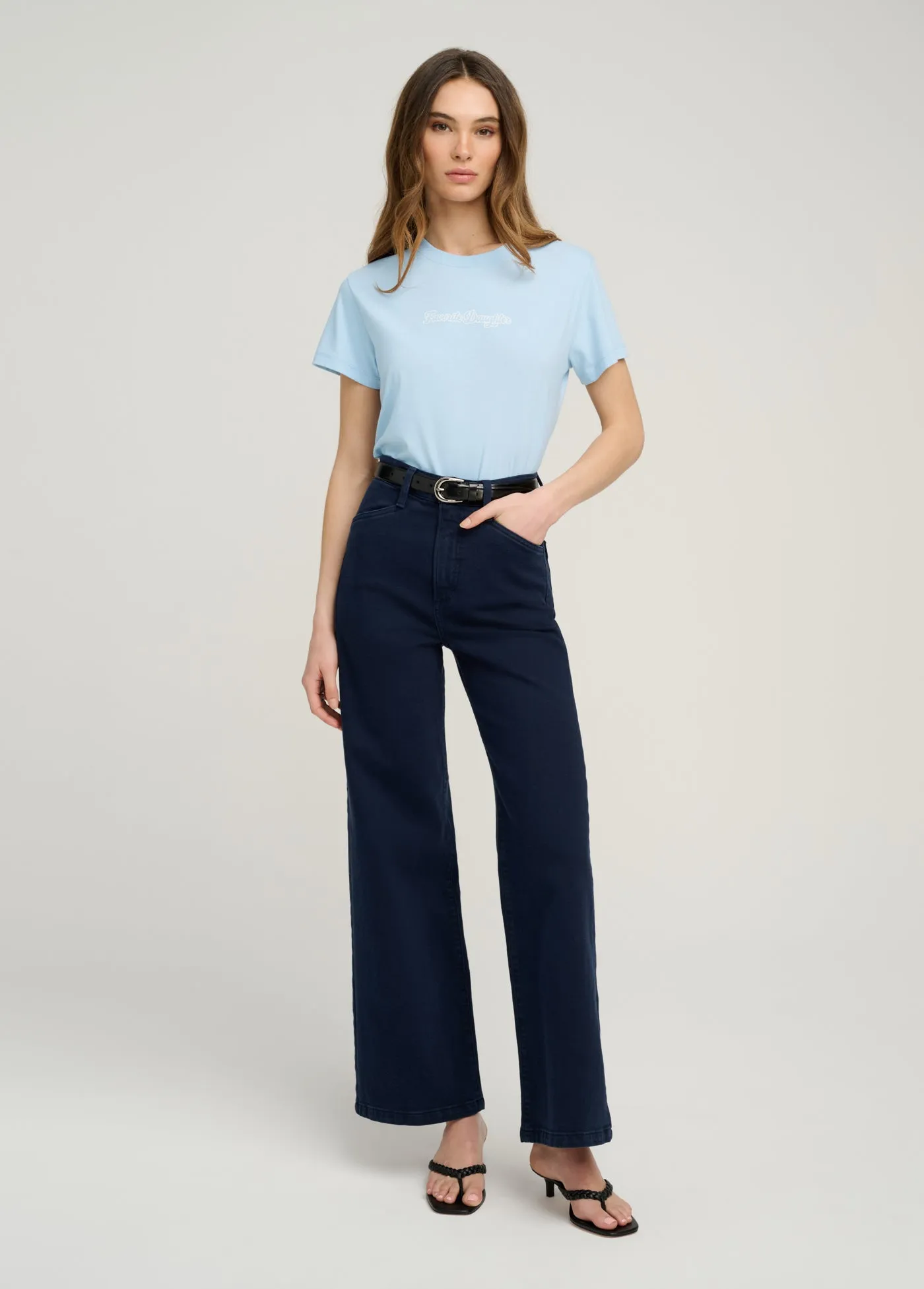 THE CROPPED VARSITY TEE sold by Favorite Daughter product image thumbnail 2
