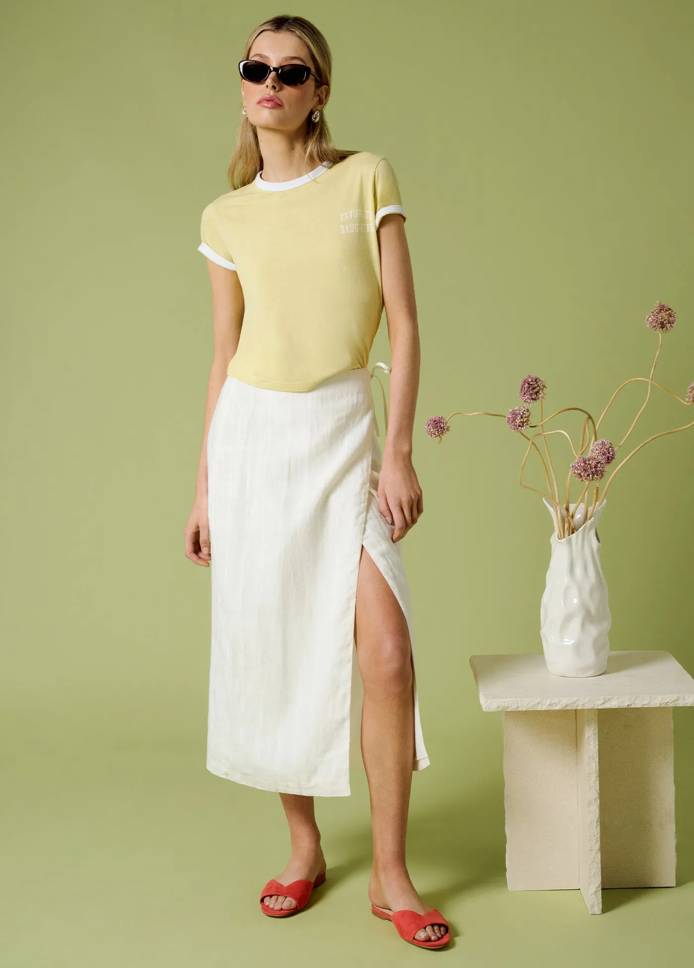 THE INVISIBLE STRING SKIRT sold by Favorite Daughter