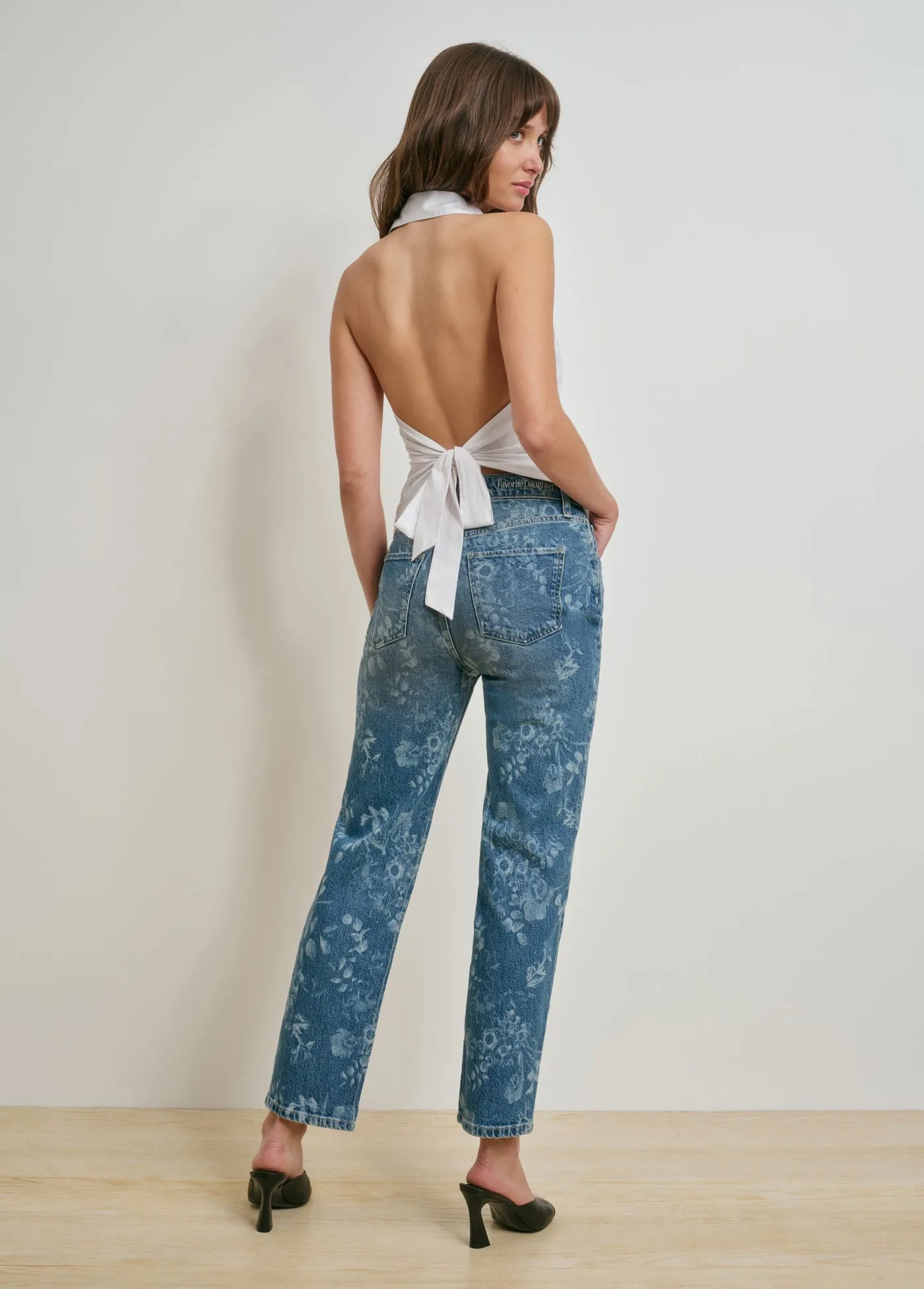 THE VALENTINA SUPER HIGH RISE STRAIGHT sold by Favorite Daughter product image thumbnail 5