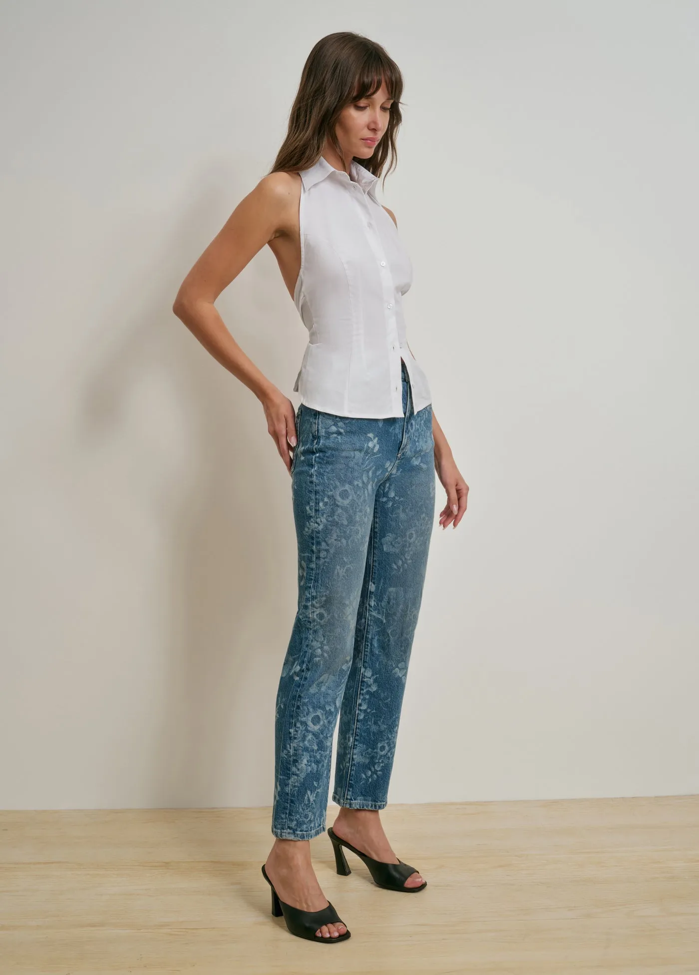 THE VALENTINA SUPER HIGH RISE STRAIGHT sold by Favorite Daughter product image thumbnail 4