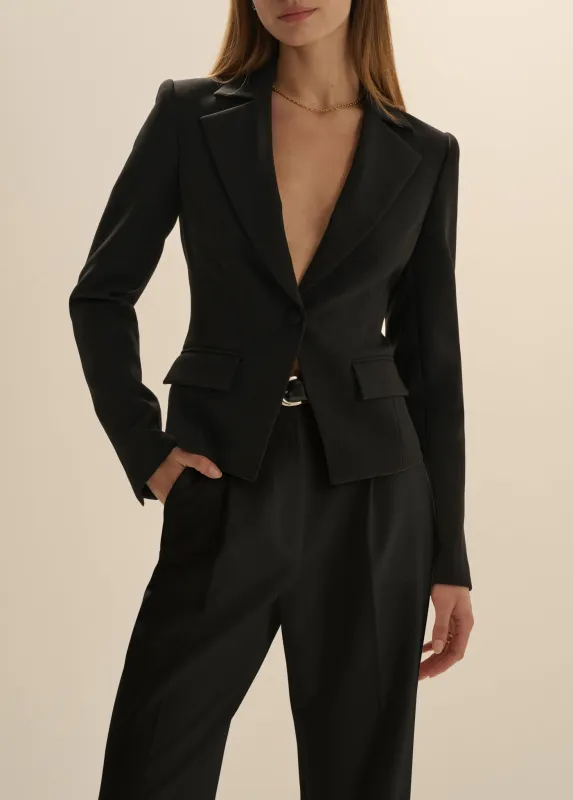 THE FAVORITE CROPPED BLAZER made by Favorite Daughter